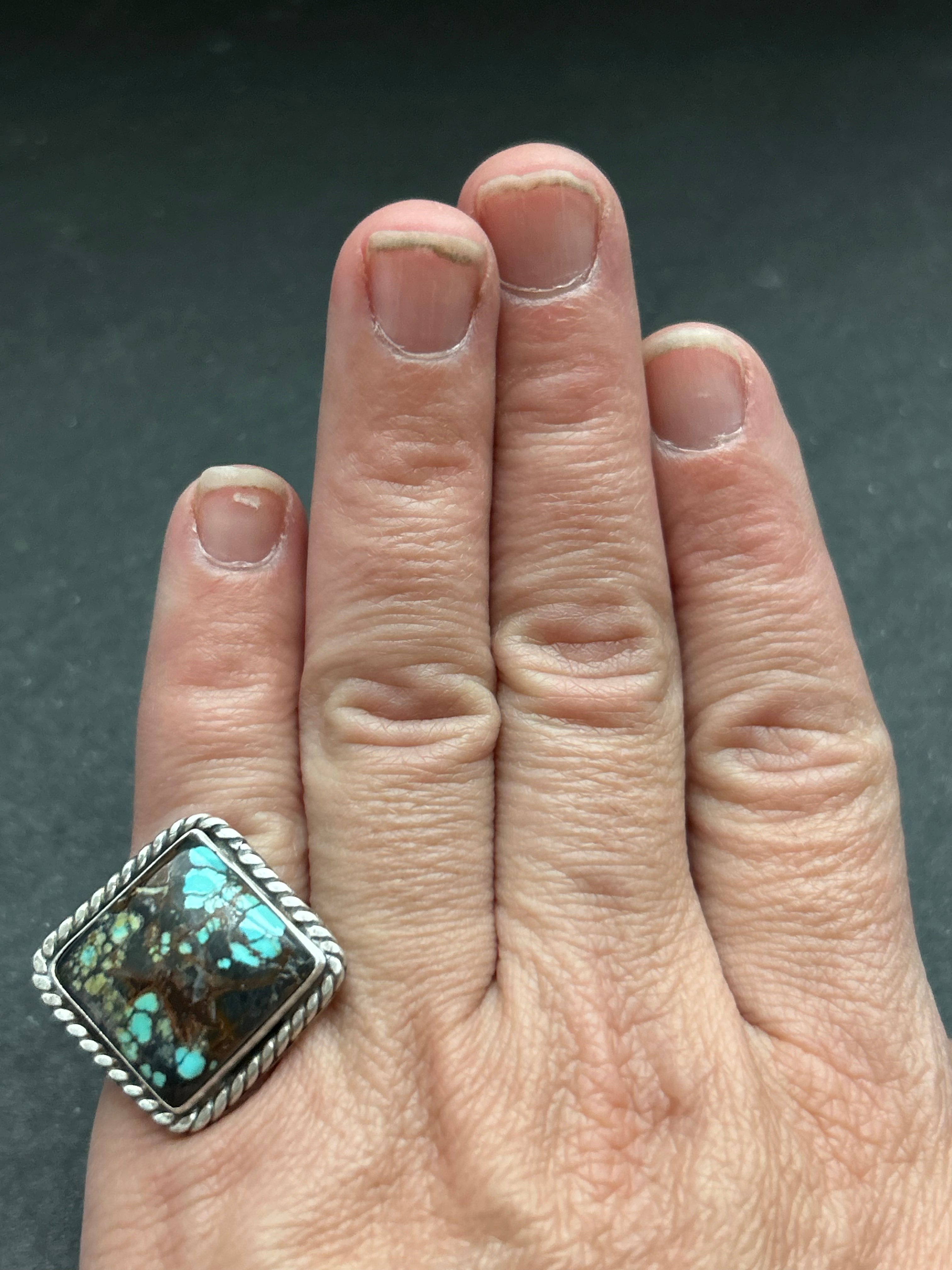 Black Hills Turquoise Ring Style #3