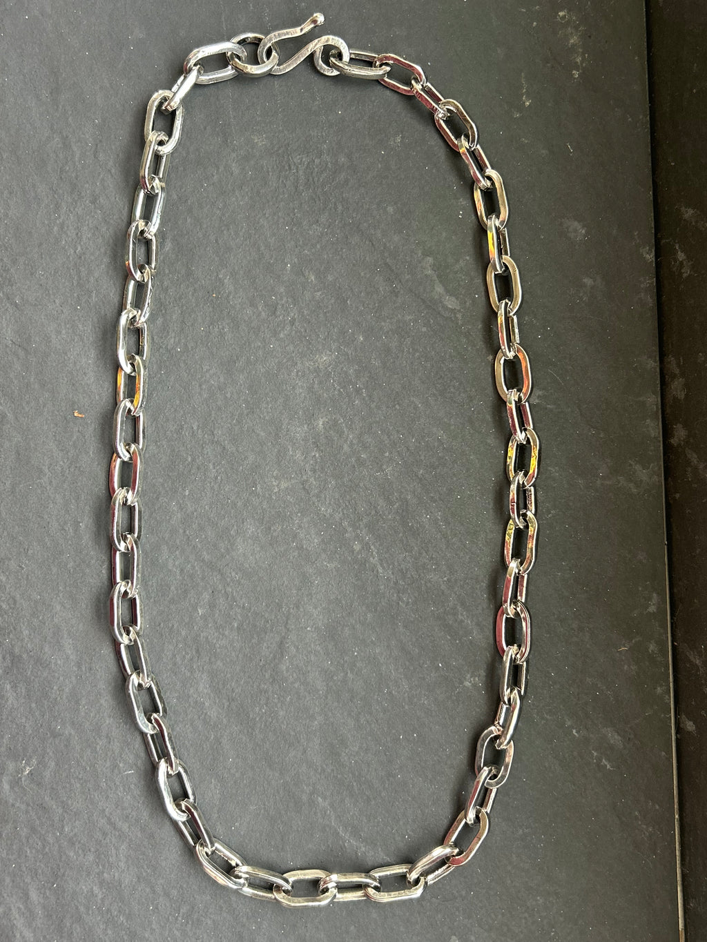 The "Big Gun"  Sterling Silver Paperclip Chain