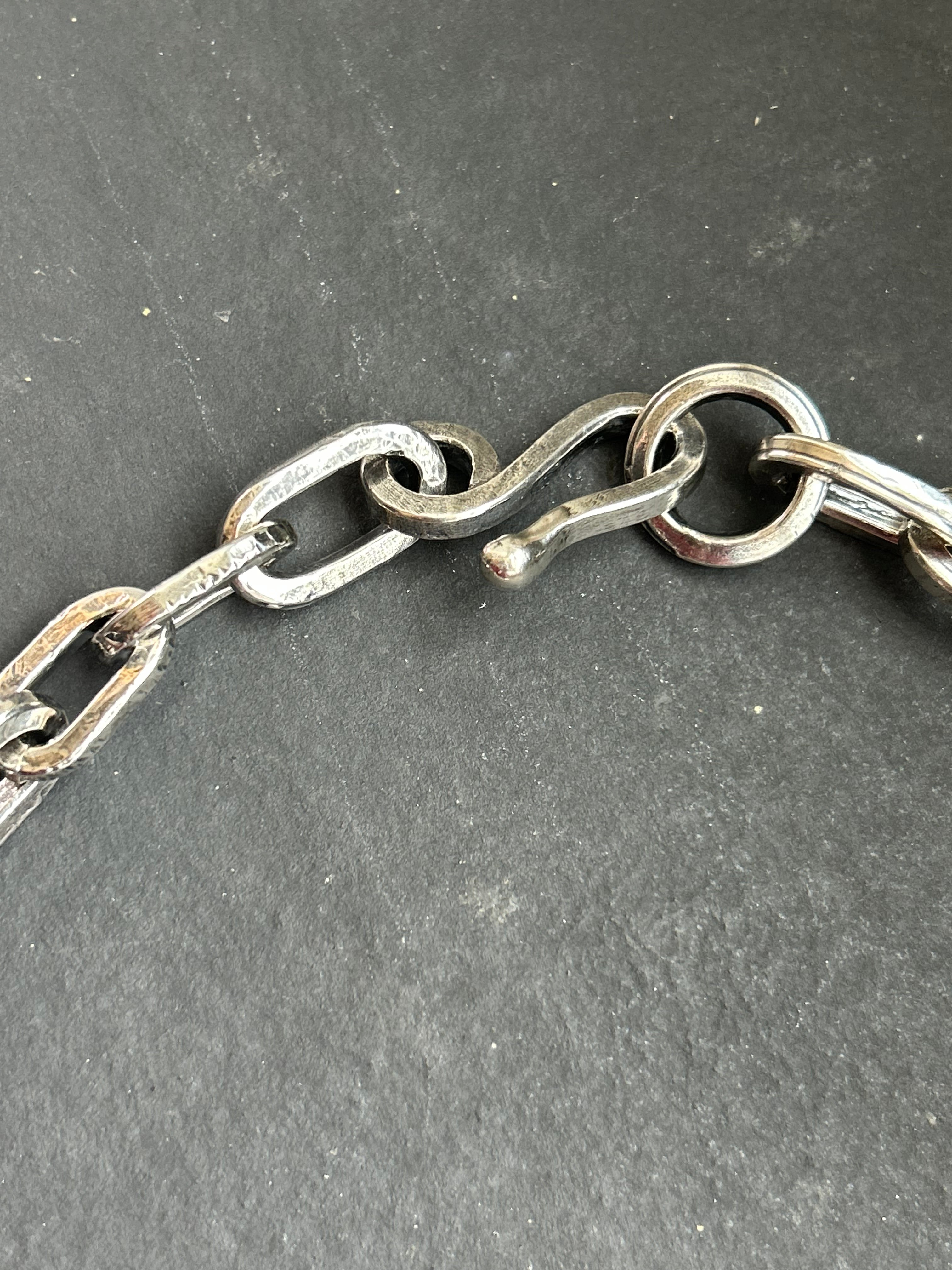 The "Big Gun"  Sterling Silver Paperclip Chain