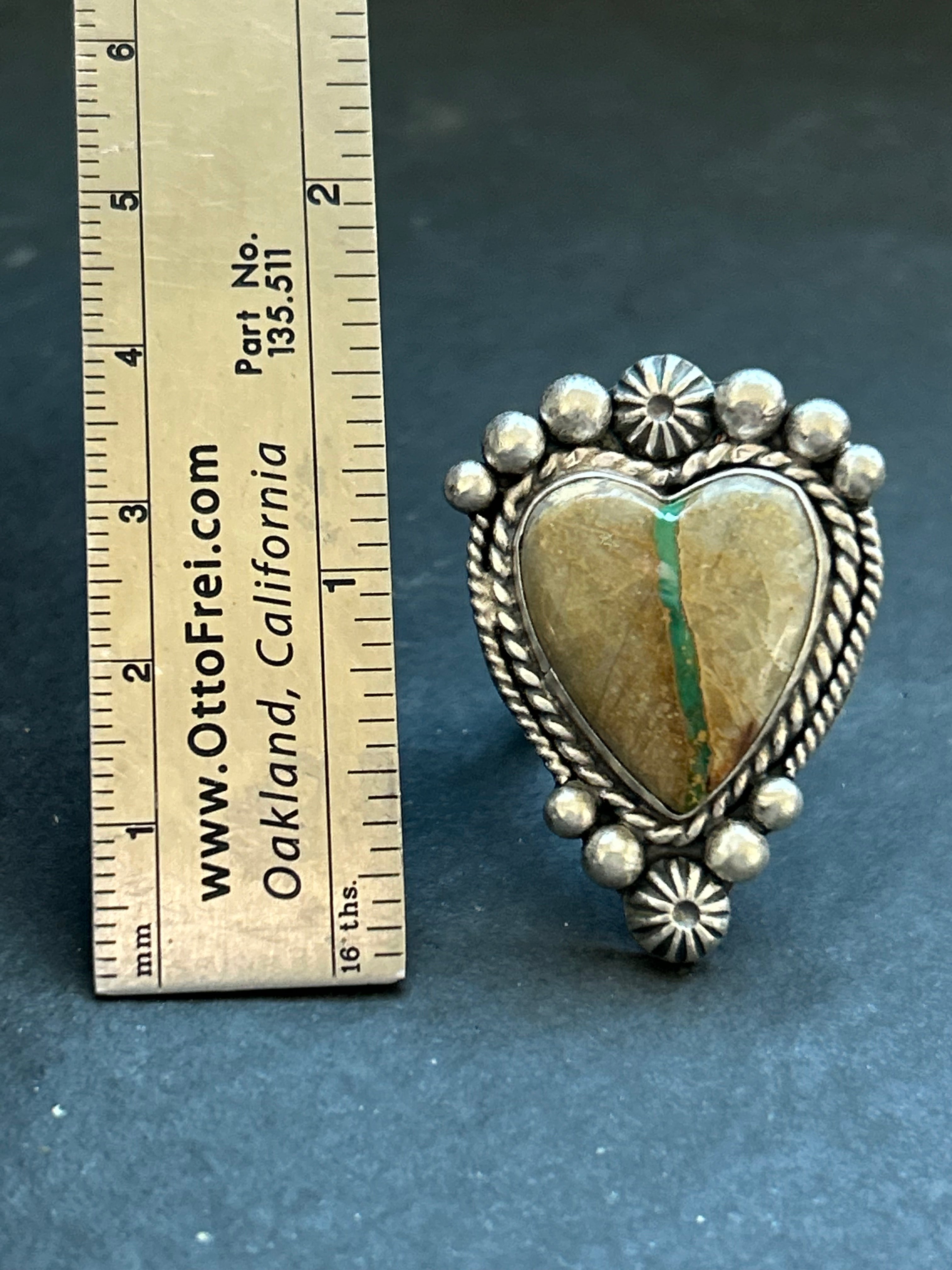 Ribbon Royston Turquoise Adjustable Band Ring