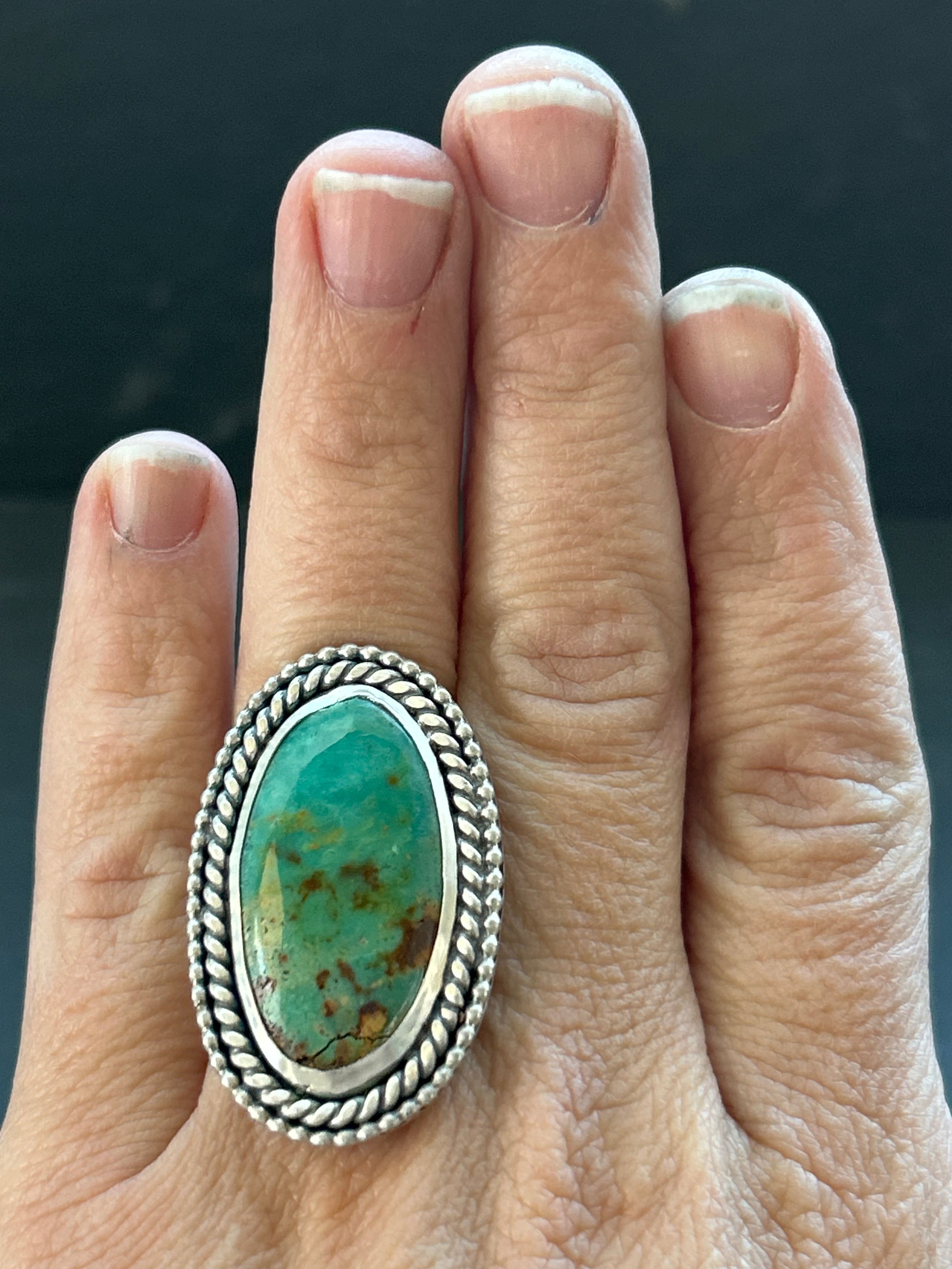 Patagonia Turquoise Adjustable Band Ring