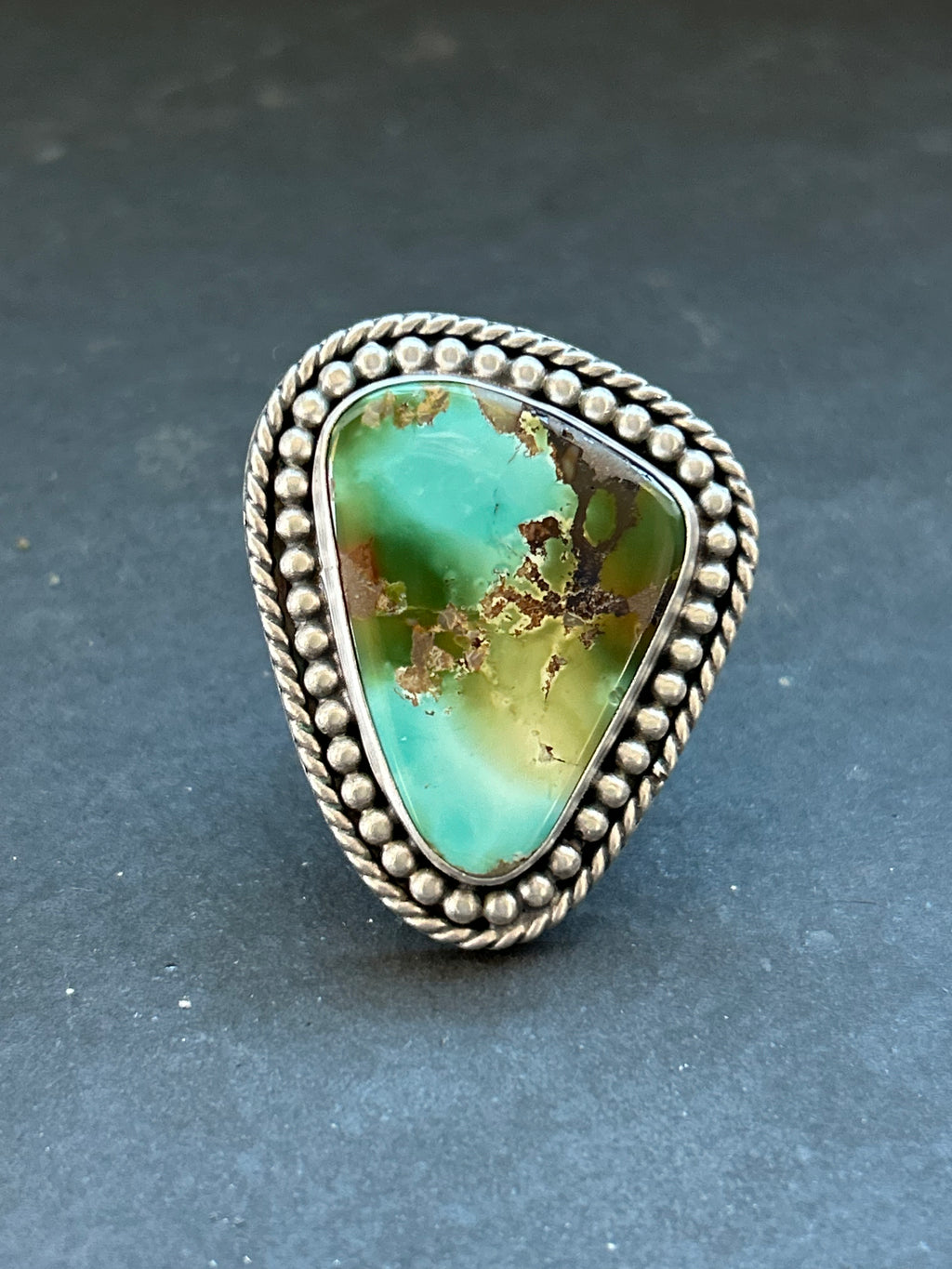 Royston Turquoise Adjustable Band Ring Style #3