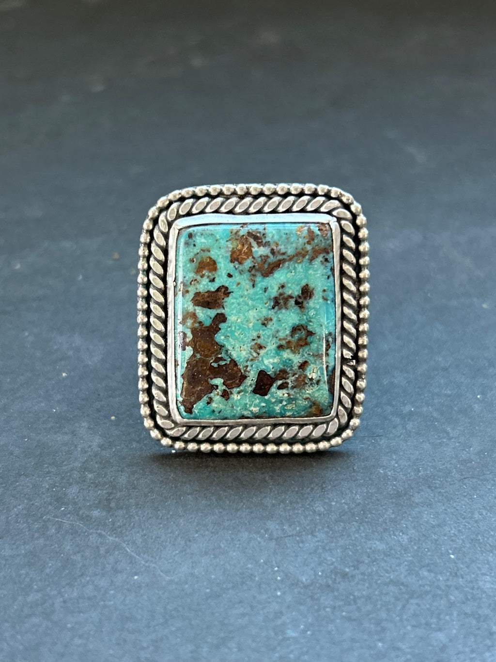 Blue Dream Turquoise Adjustable Band Ring
