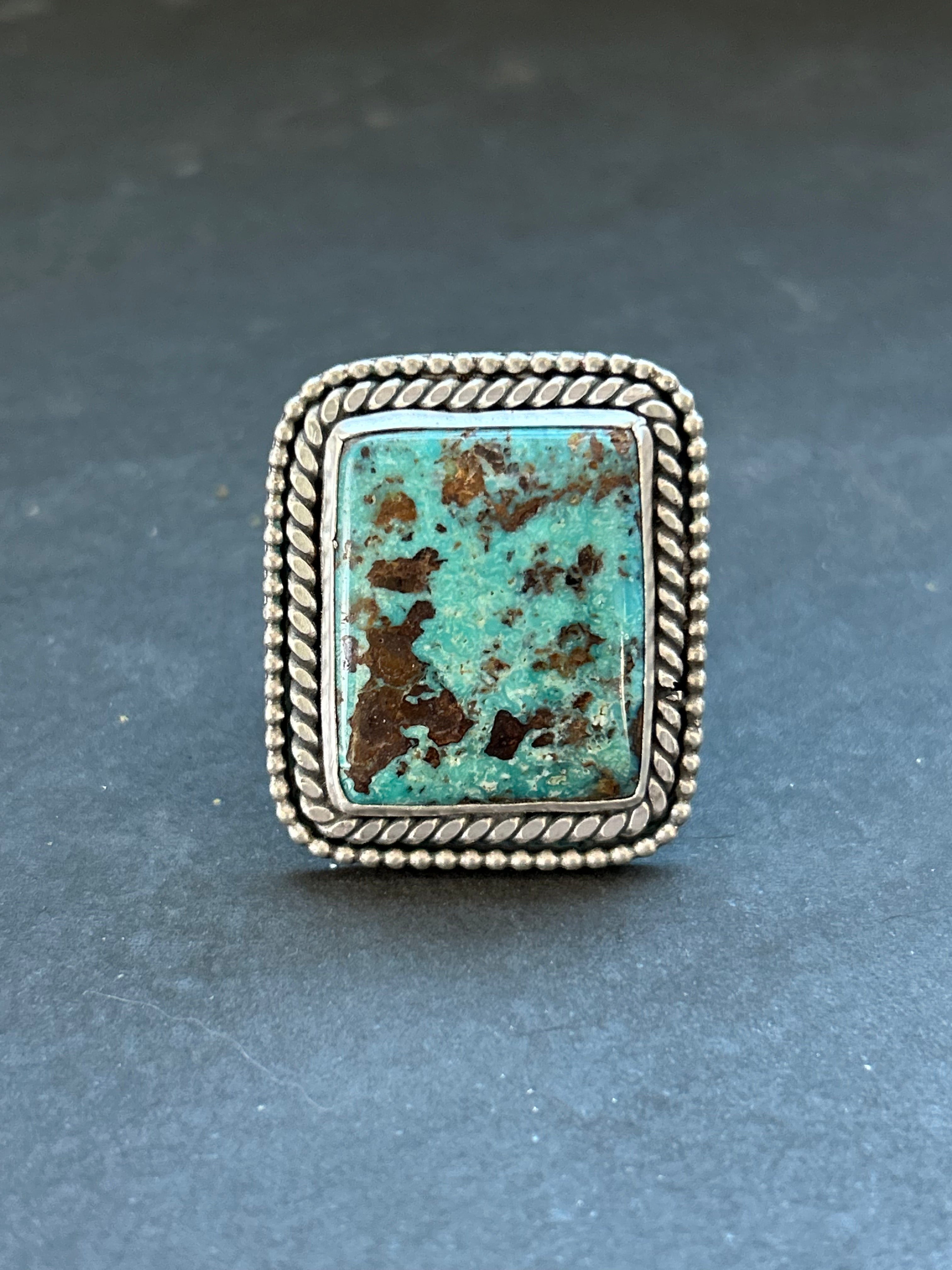 Blue Dream Turquoise Adjustable Band Ring