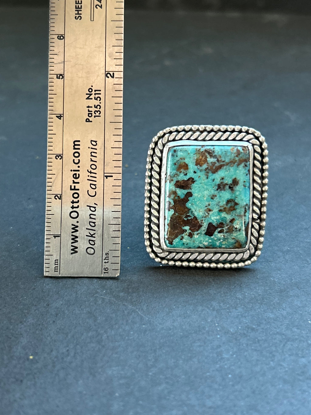 Blue Dream Turquoise Adjustable Band Ring