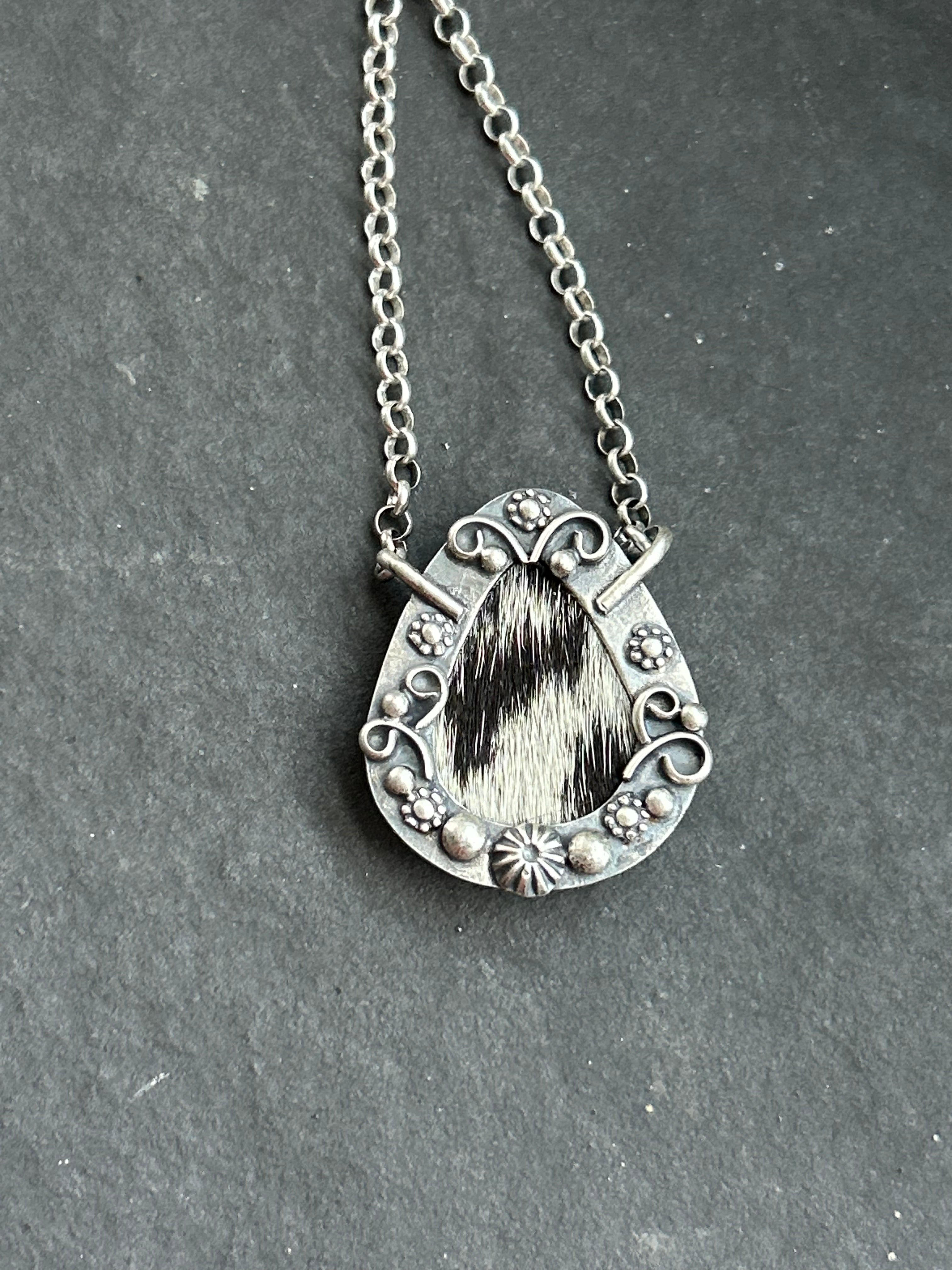 Not Your Basic Heifer Double Sided Necklace Style #3