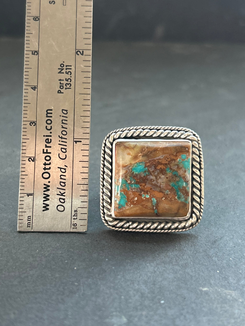 Easter Blue Turquoise Adjustable Band Ring Style #1
