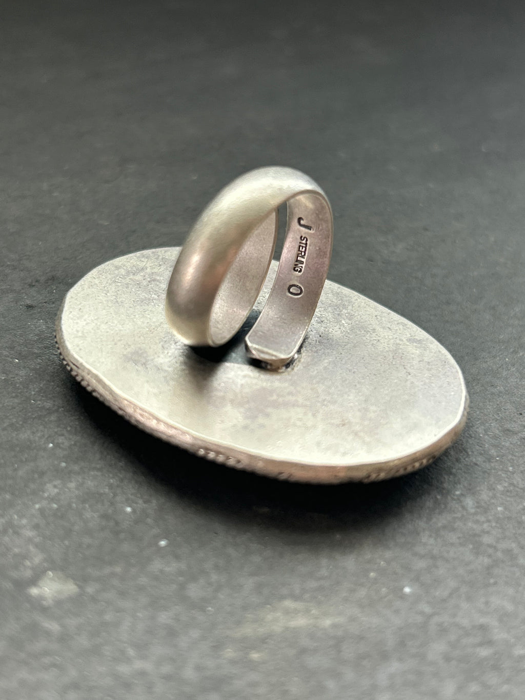 Blackjack Turquoise Adjustable Band Ring Style #1