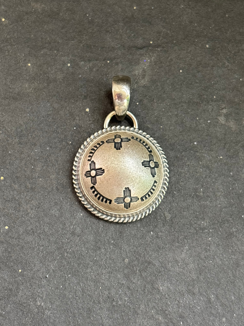 Spirit of The Sun Ponca Half Shell Pendant