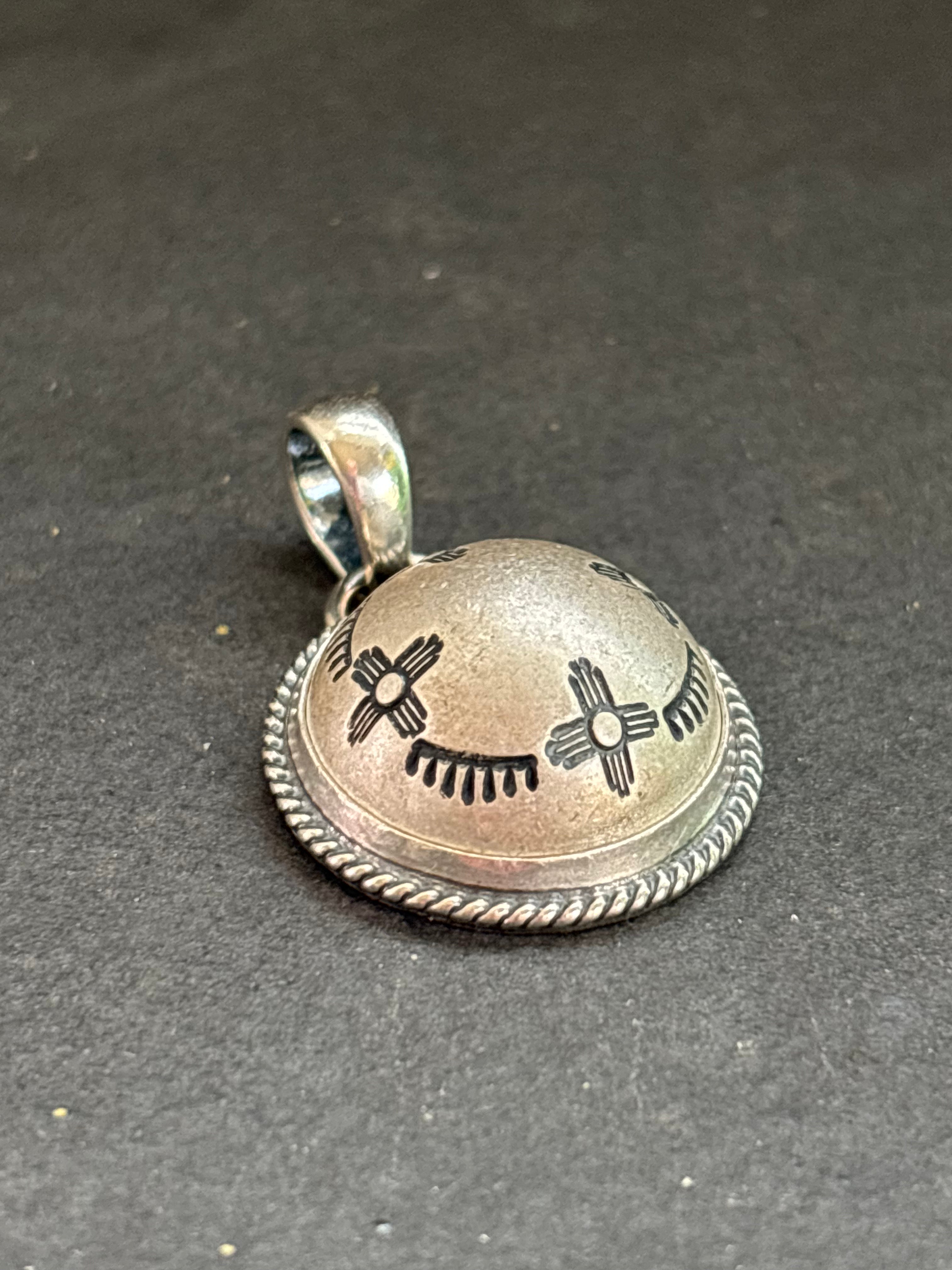 Spirit of The Sun Ponca Half Shell Pendant