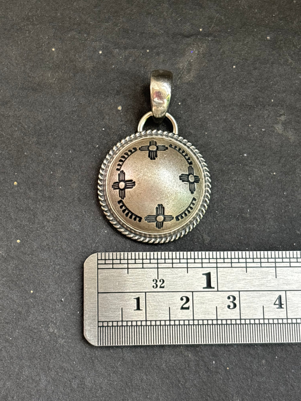 Spirit of The Sun Ponca Half Shell Pendant