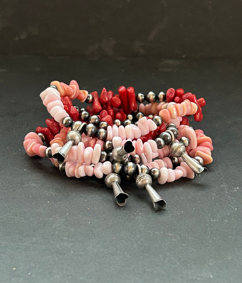 Ombré Mini Blossom Stretchy Stacker Bracelet Style #3