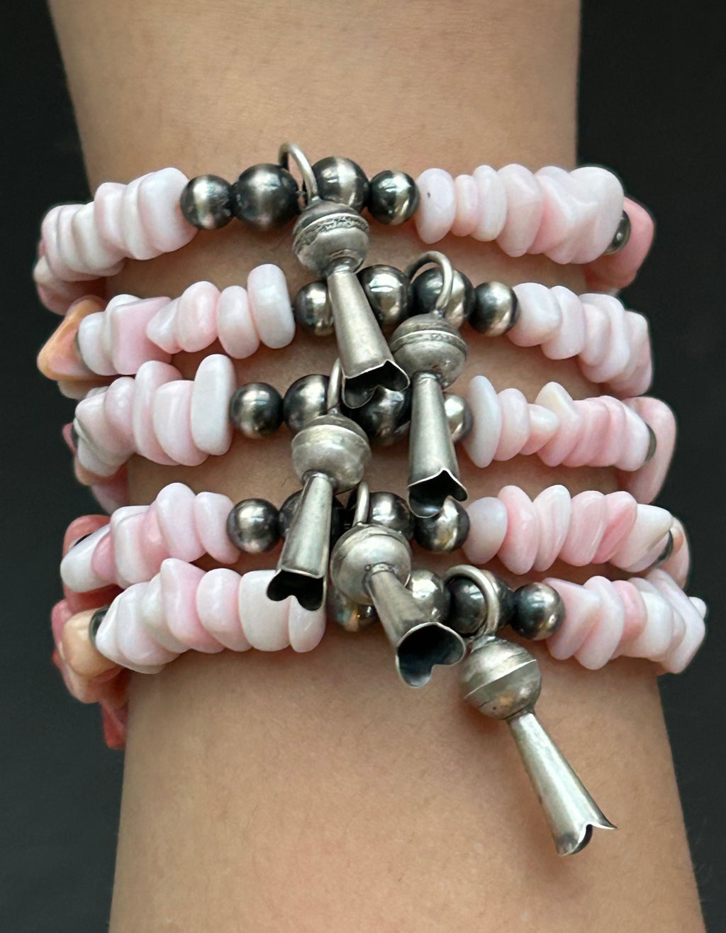 Ombré Mini Blossom Stretchy Stacker Bracelet Style #3