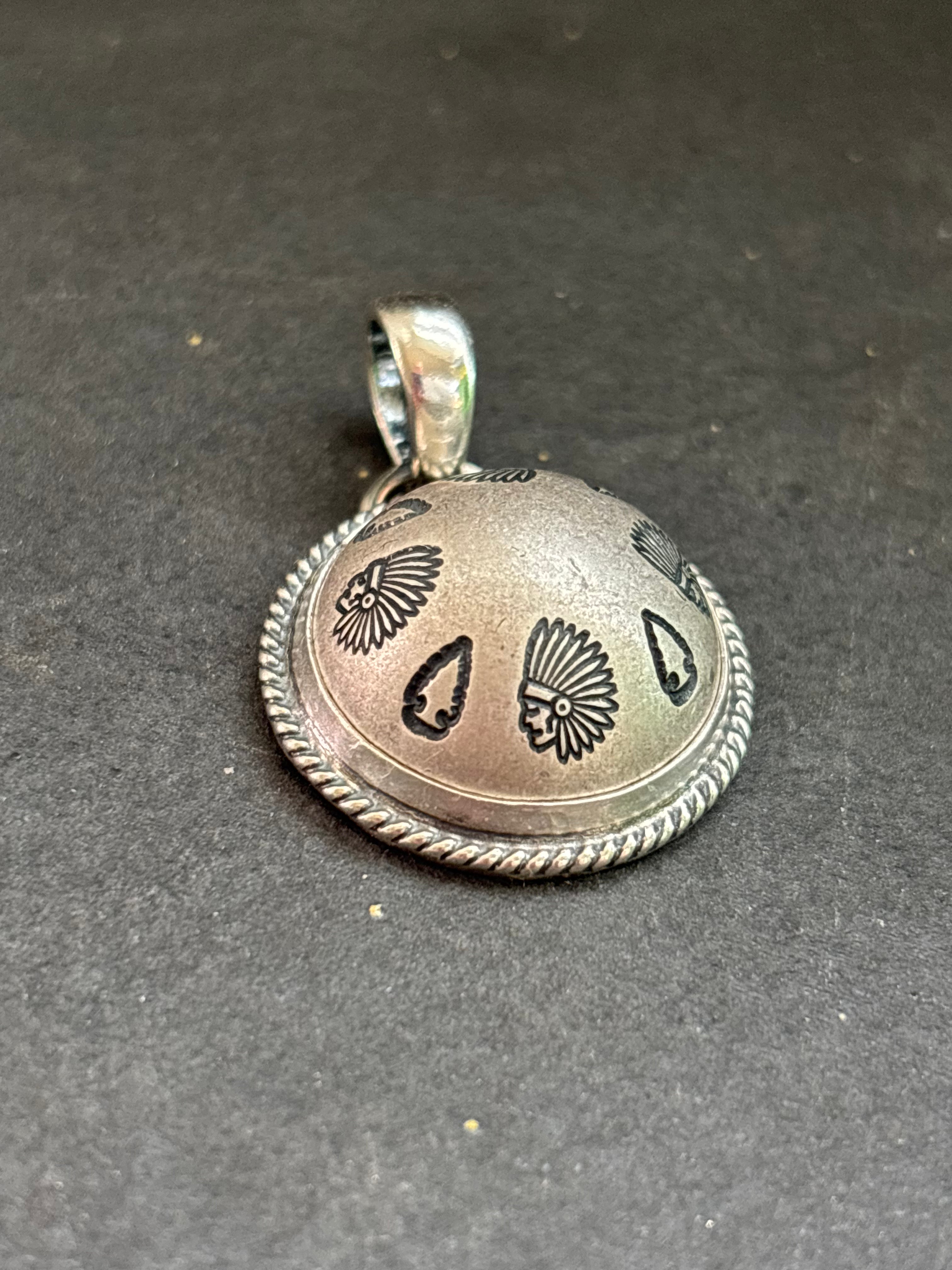 Warrior's Mark Ponca Half Shell Pendant