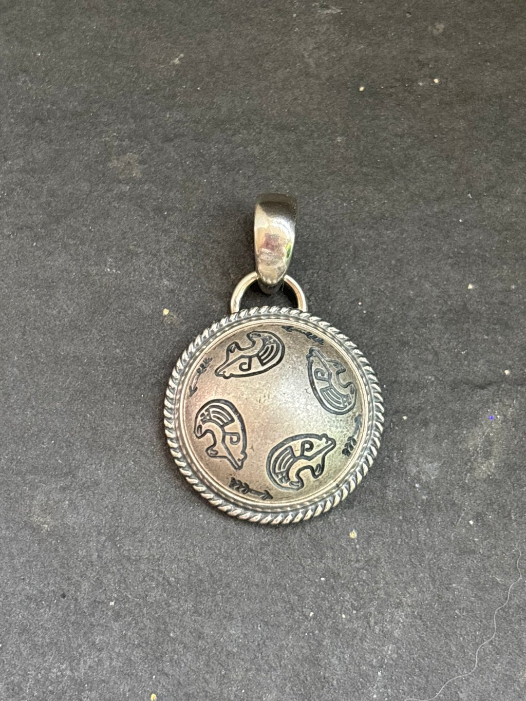 Guided By The Heart Ponca Half Shell Pendant