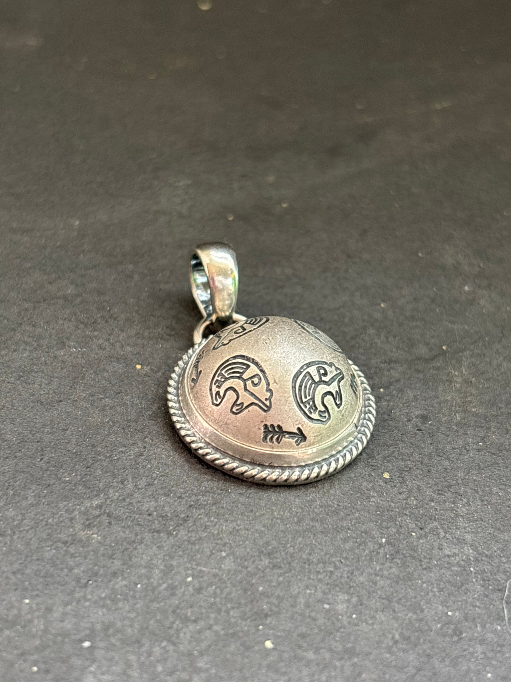 Guided By The Heart Ponca Half Shell Pendant