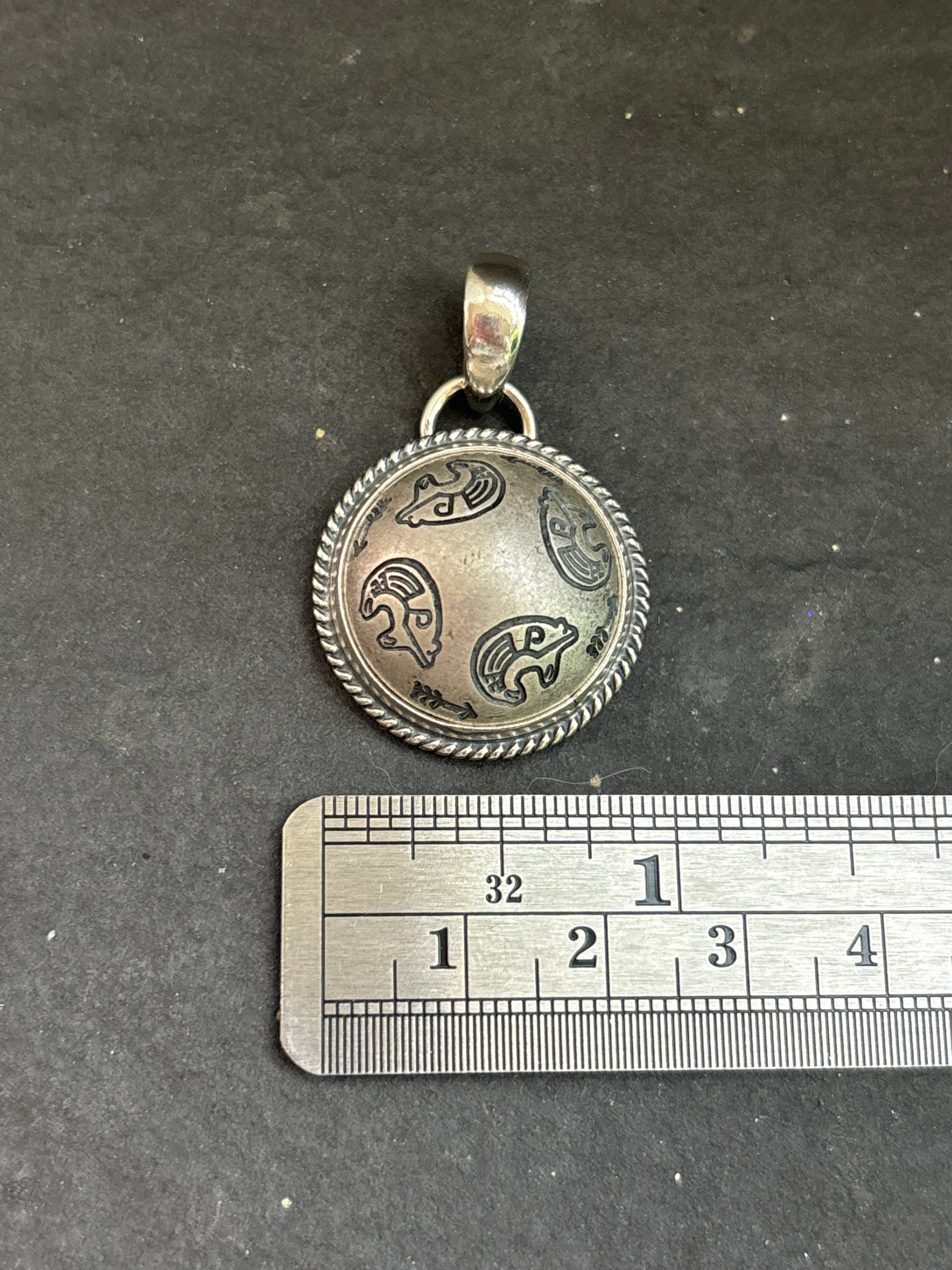 Guided By The Heart Ponca Half Shell Pendant