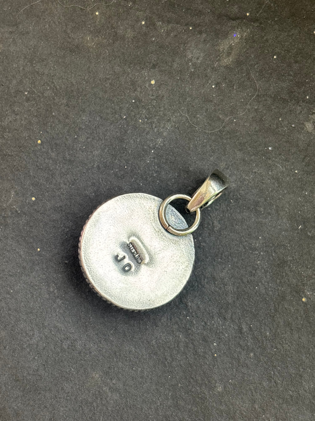 Wings of Protection Ponca Half Shell Pendant