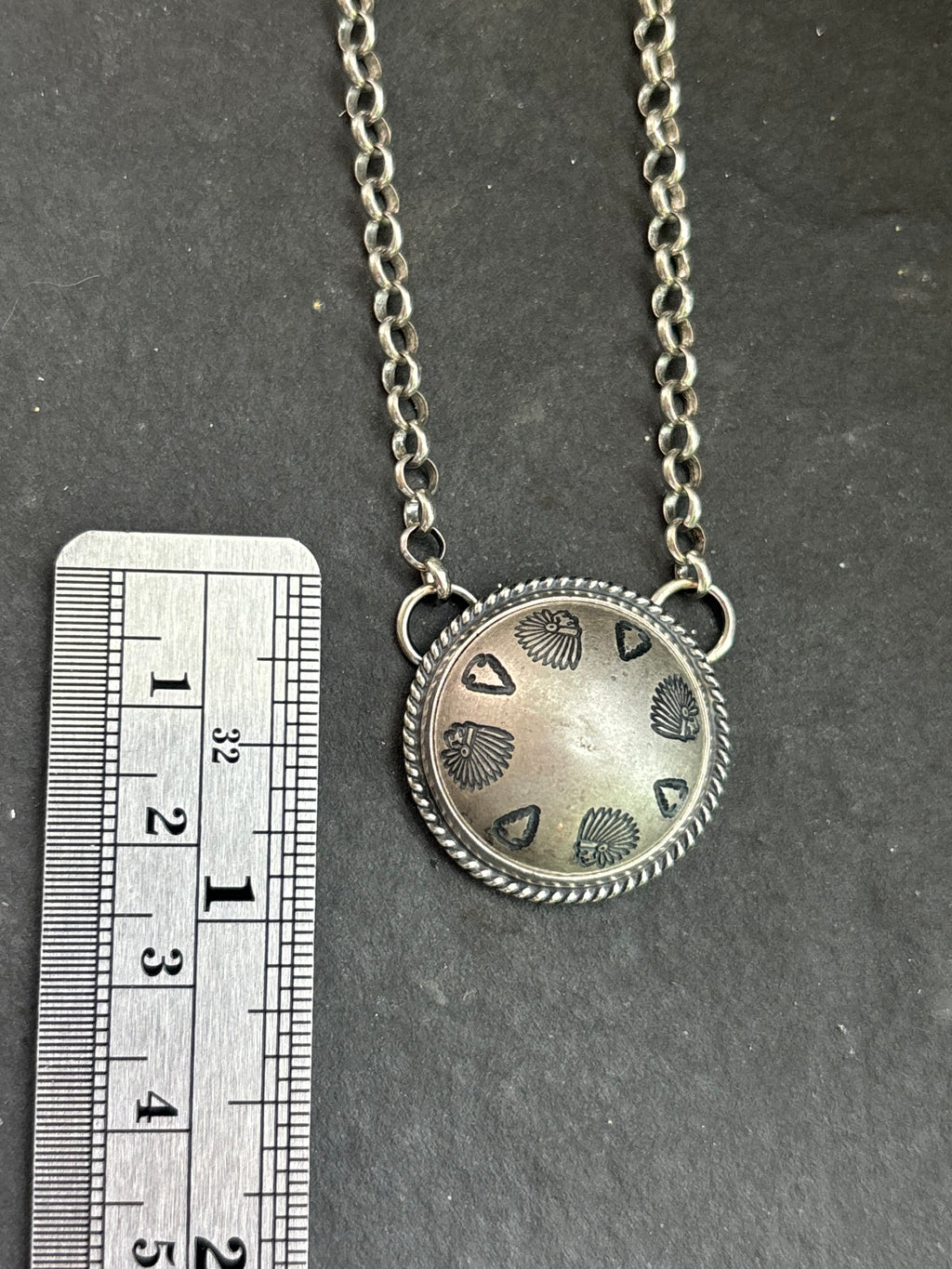 Warrior's Mark Ponca Half Shell Necklace