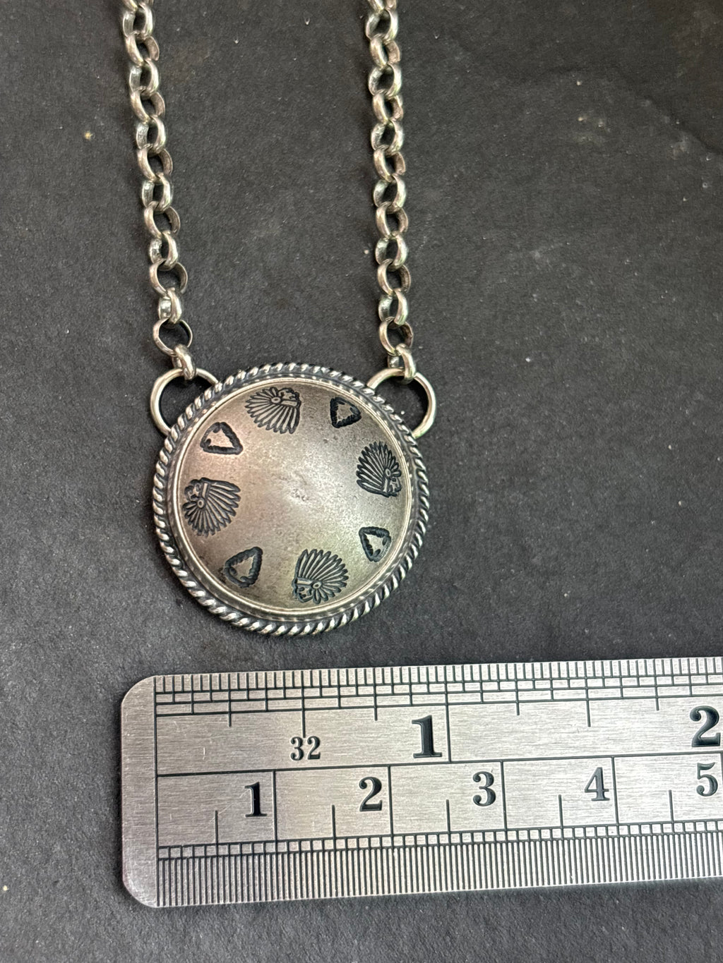 Warrior's Mark Ponca Half Shell Necklace
