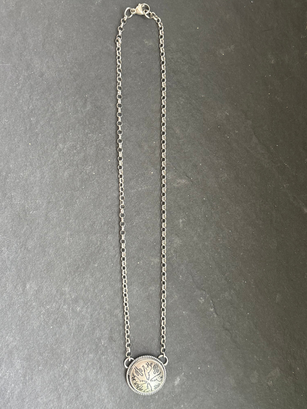 Desert Howl Ponca Half Shell Necklace