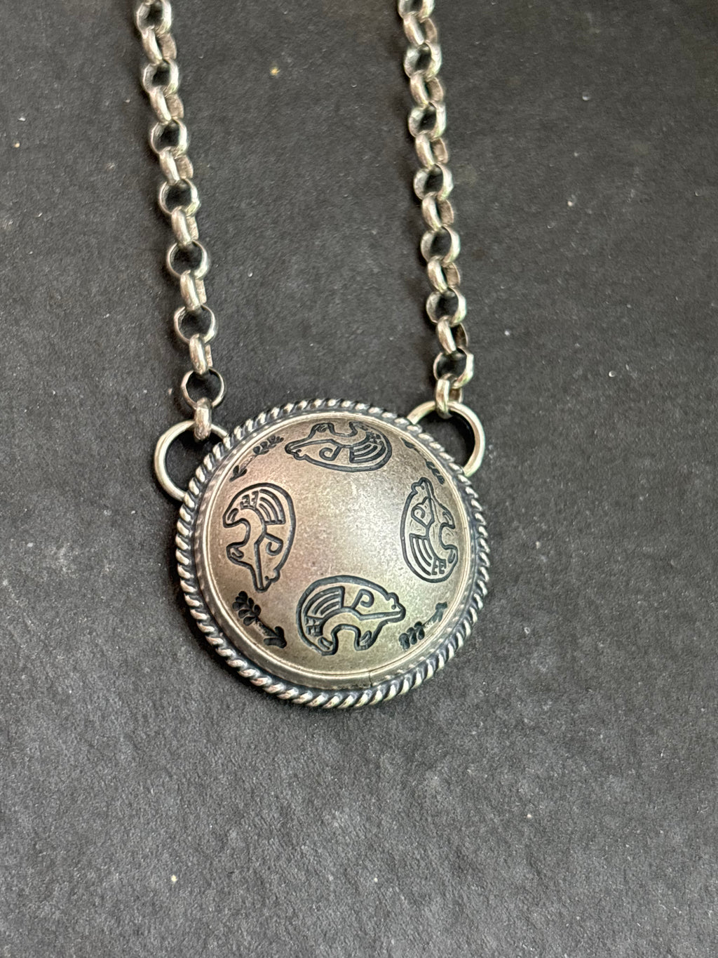 Guided By The Heart Ponca Half Shell Necklace