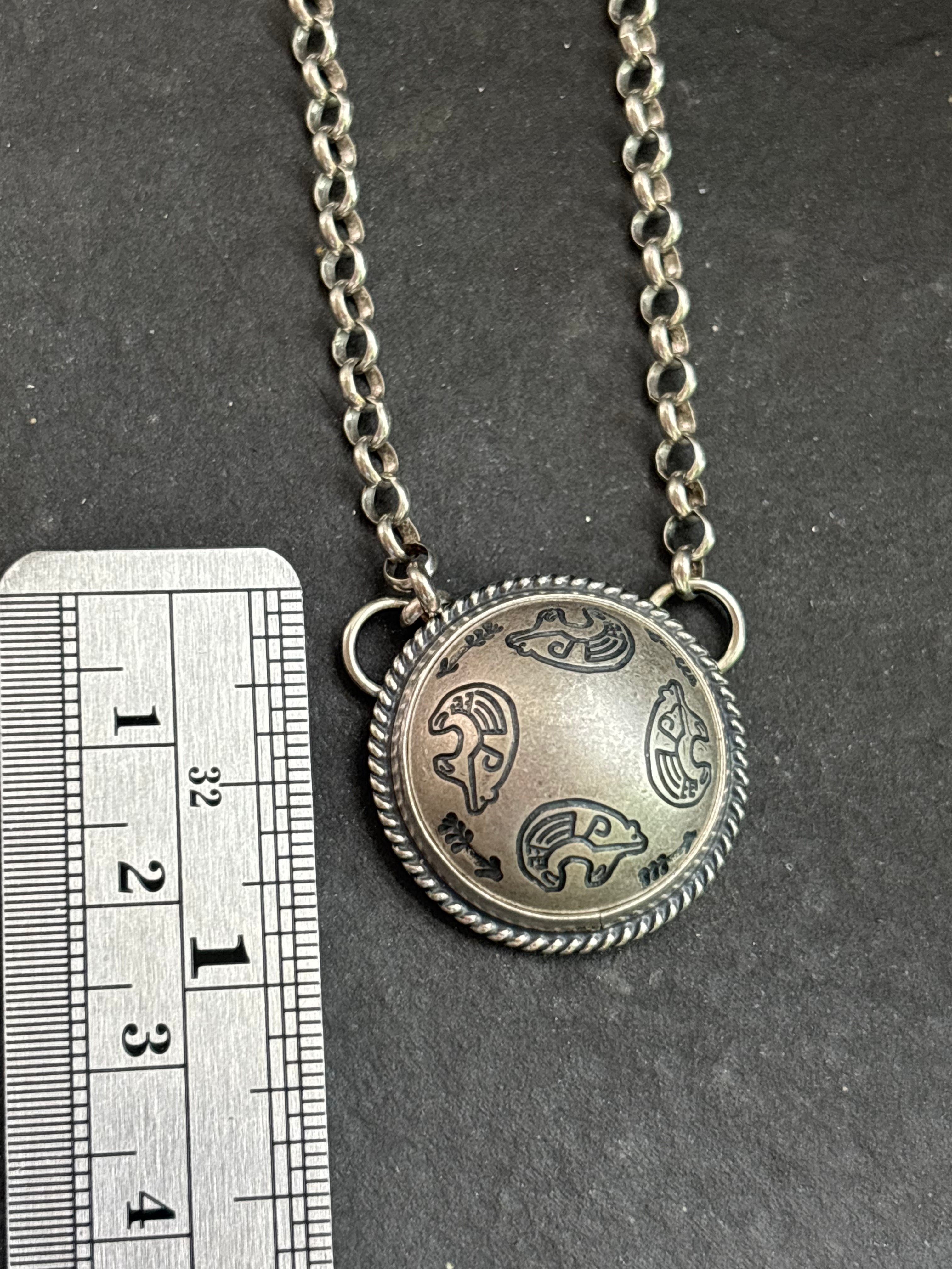Guided By The Heart Ponca Half Shell Necklace