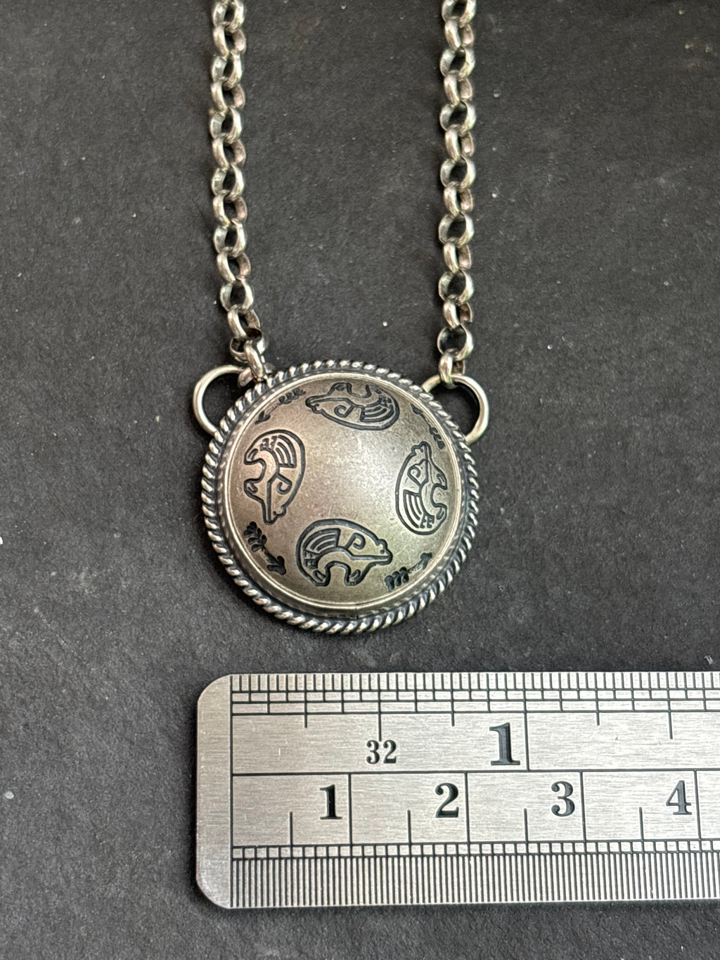 Guided By The Heart Ponca Half Shell Necklace