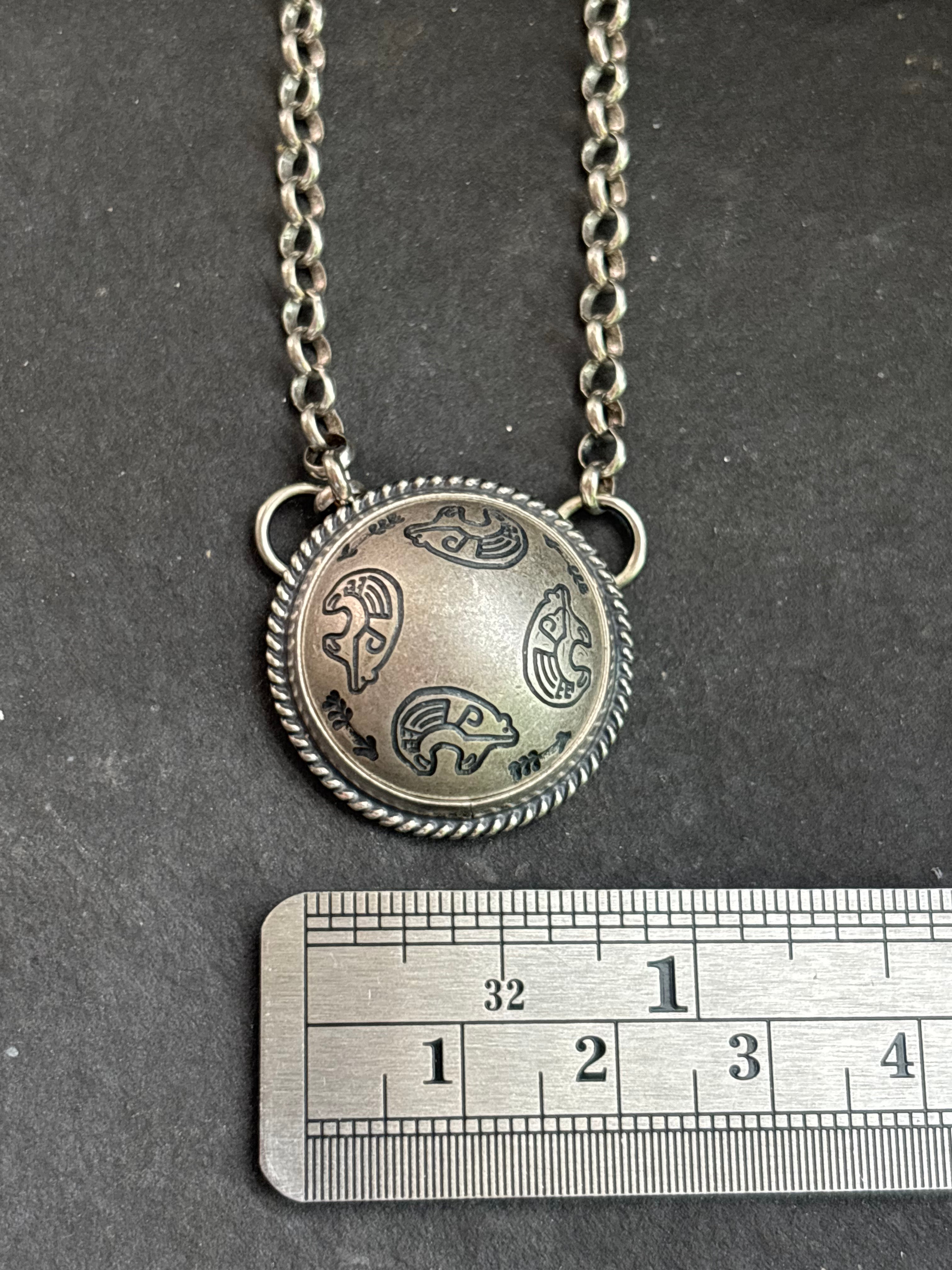 Guided By The Heart Ponca Half Shell Necklace