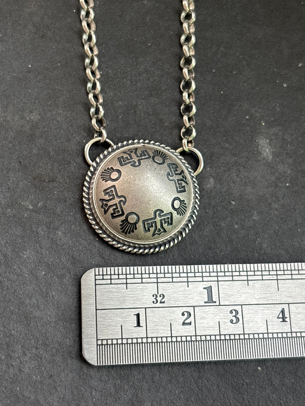 Wings of Protection Ponca Half Shell Necklace