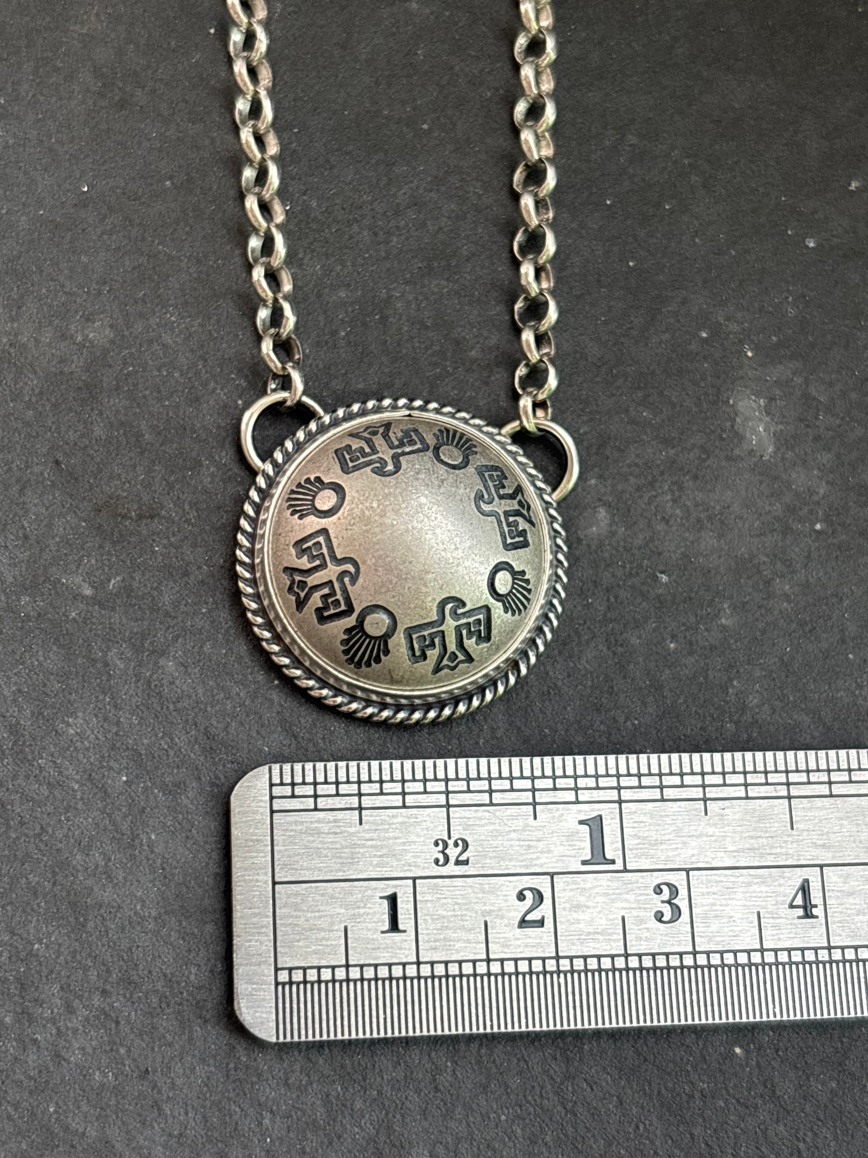Wings of Protection Ponca Half Shell Necklace