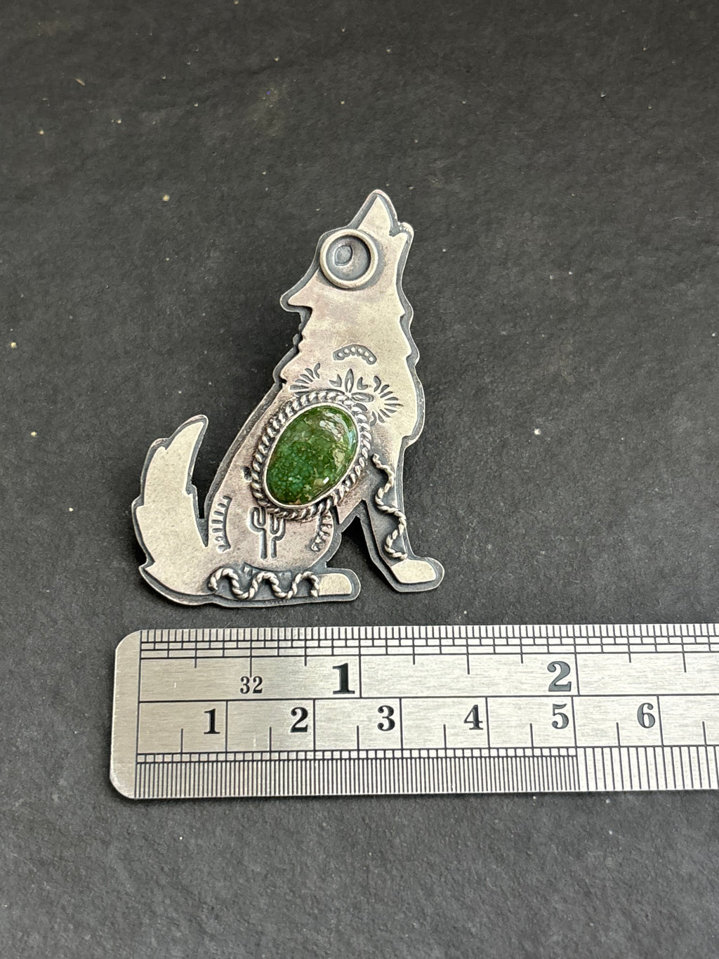 Sonoran Gold Into The Wild Wolf Pendant