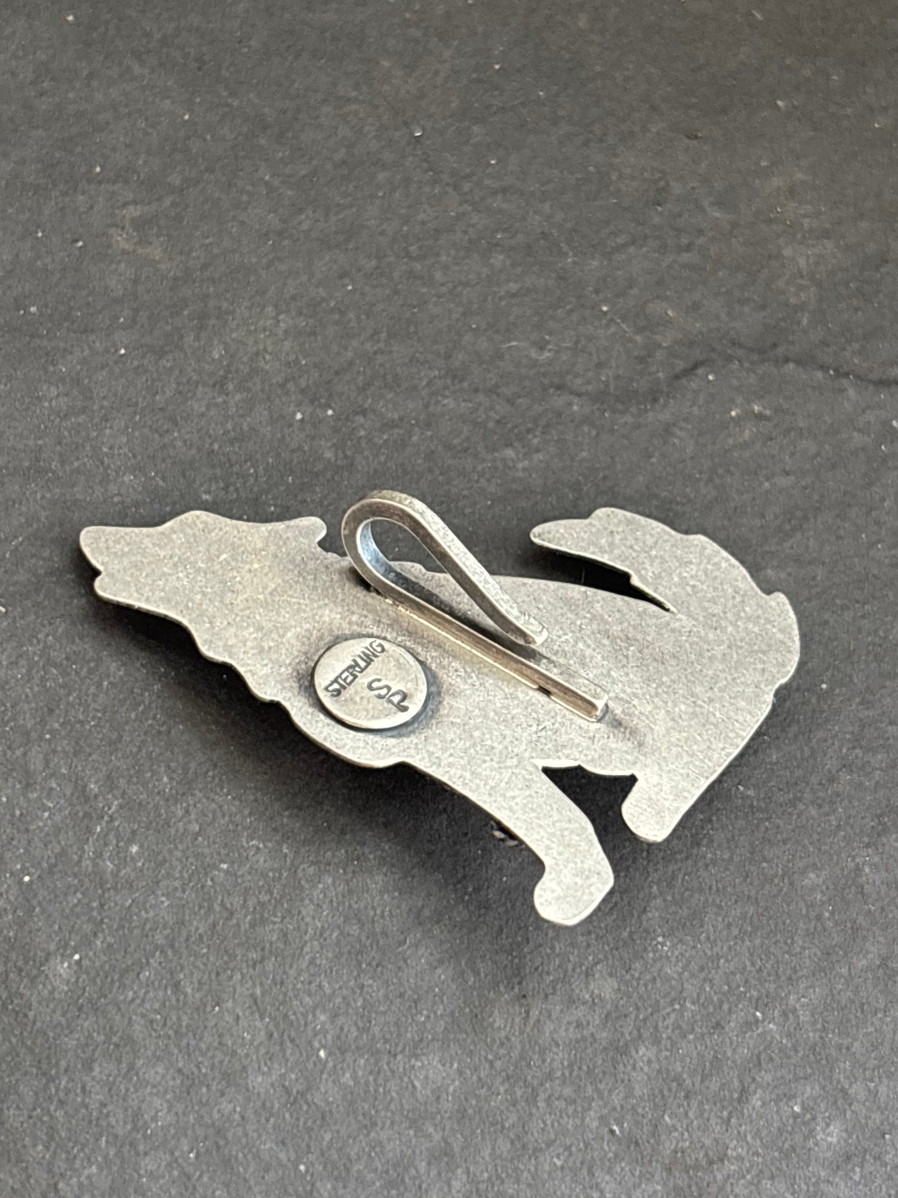 Sonoran Gold Into The Wild Wolf Pendant