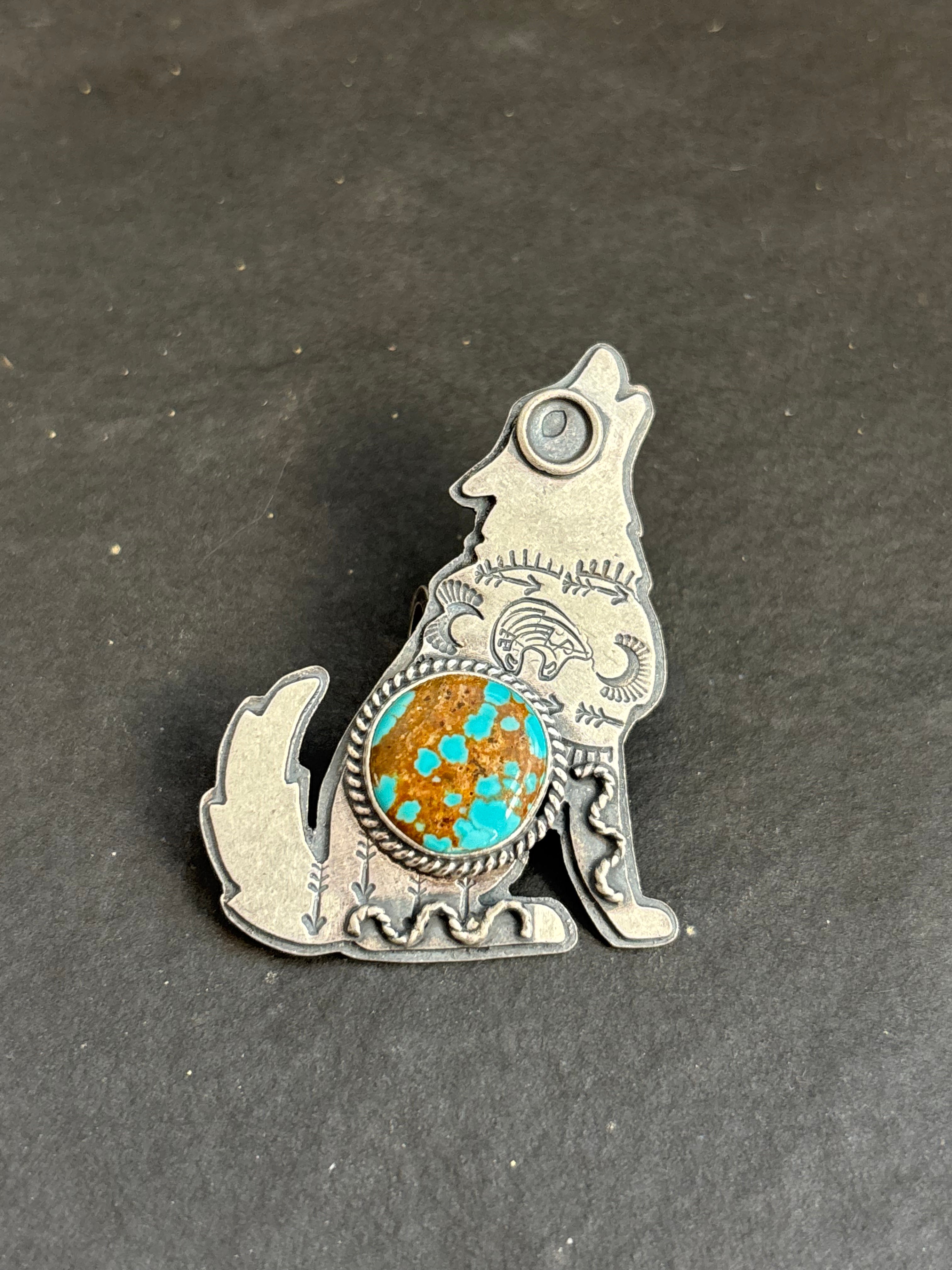 Mine #8 Into The Wild Wolf Pendant