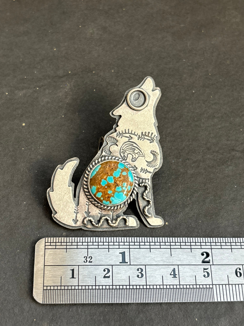 Mine #8 Into The Wild Wolf Pendant
