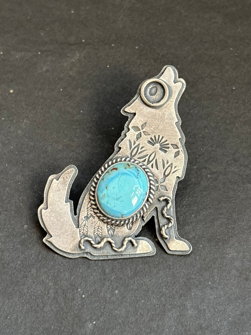 Golden Hill Into The Wild Wolf Pendant