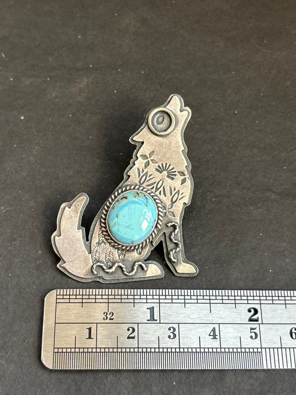 Golden Hill Into The Wild Wolf Pendant