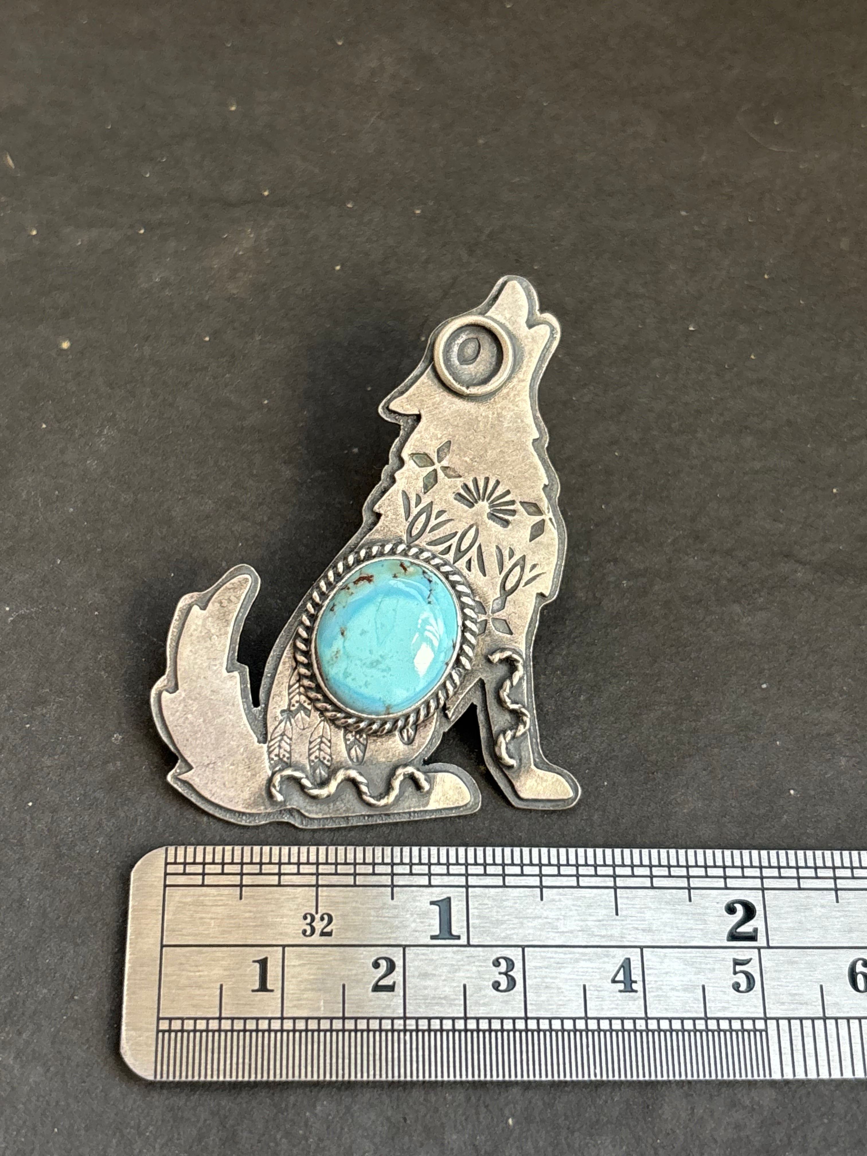 Golden Hill Into The Wild Wolf Pendant