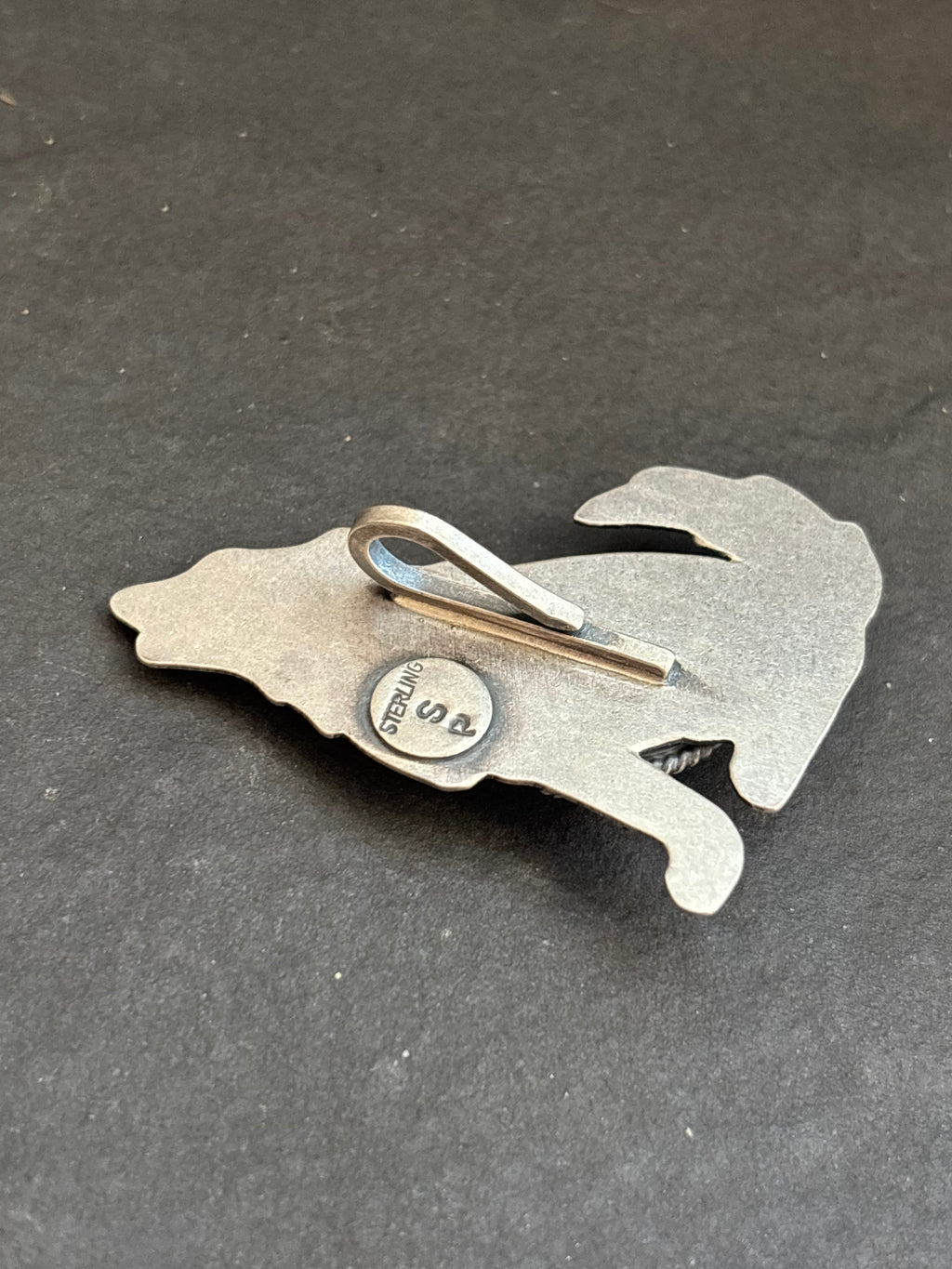 Purple Spiny Oyster Into The Wild Wolf Pendant