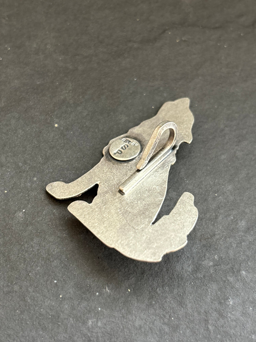 Orange Spiny Oyster Into The Wild Wolf Pendant