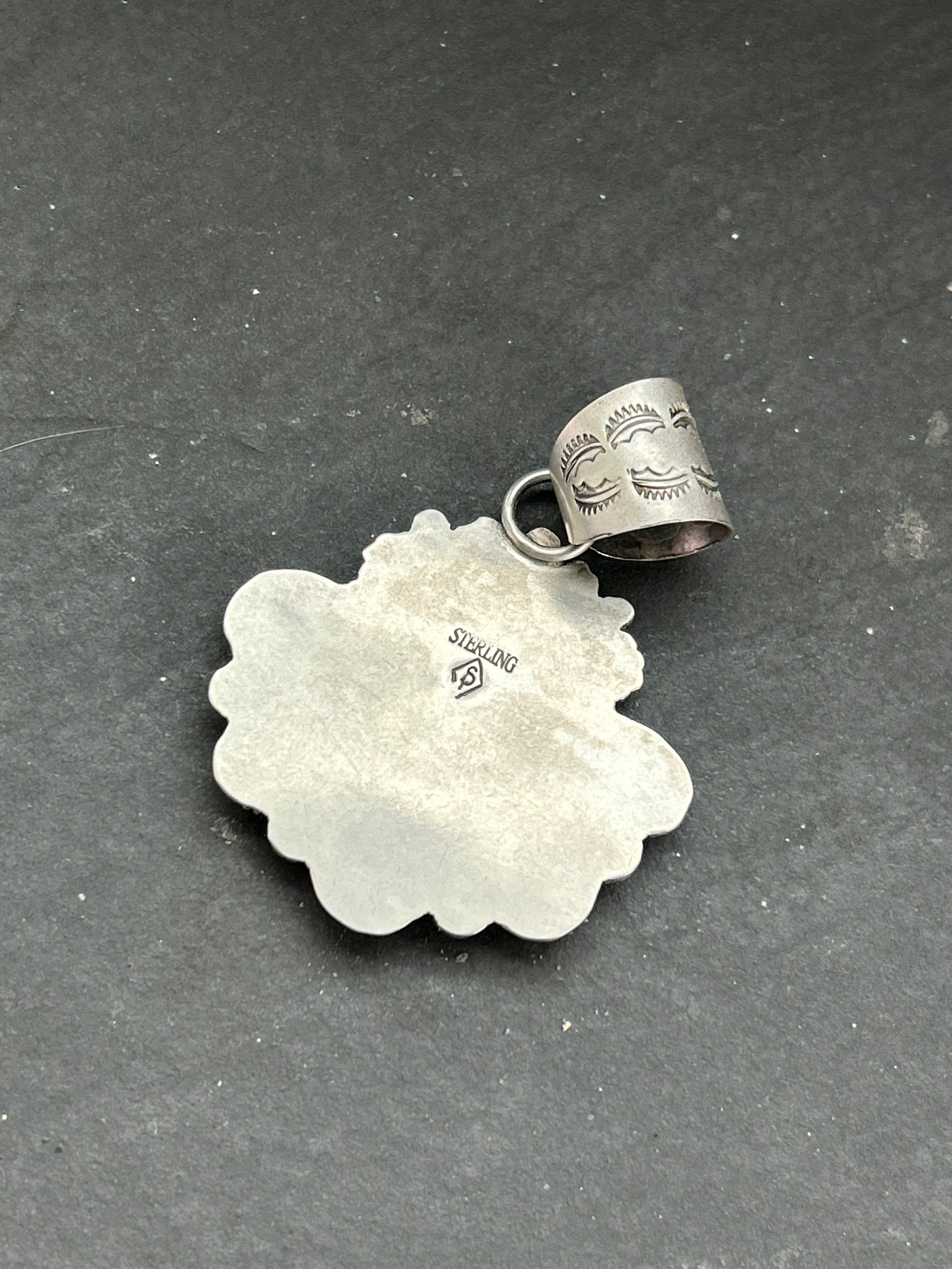 Dry Creek Turquoise Buffalo Nickel Pendant