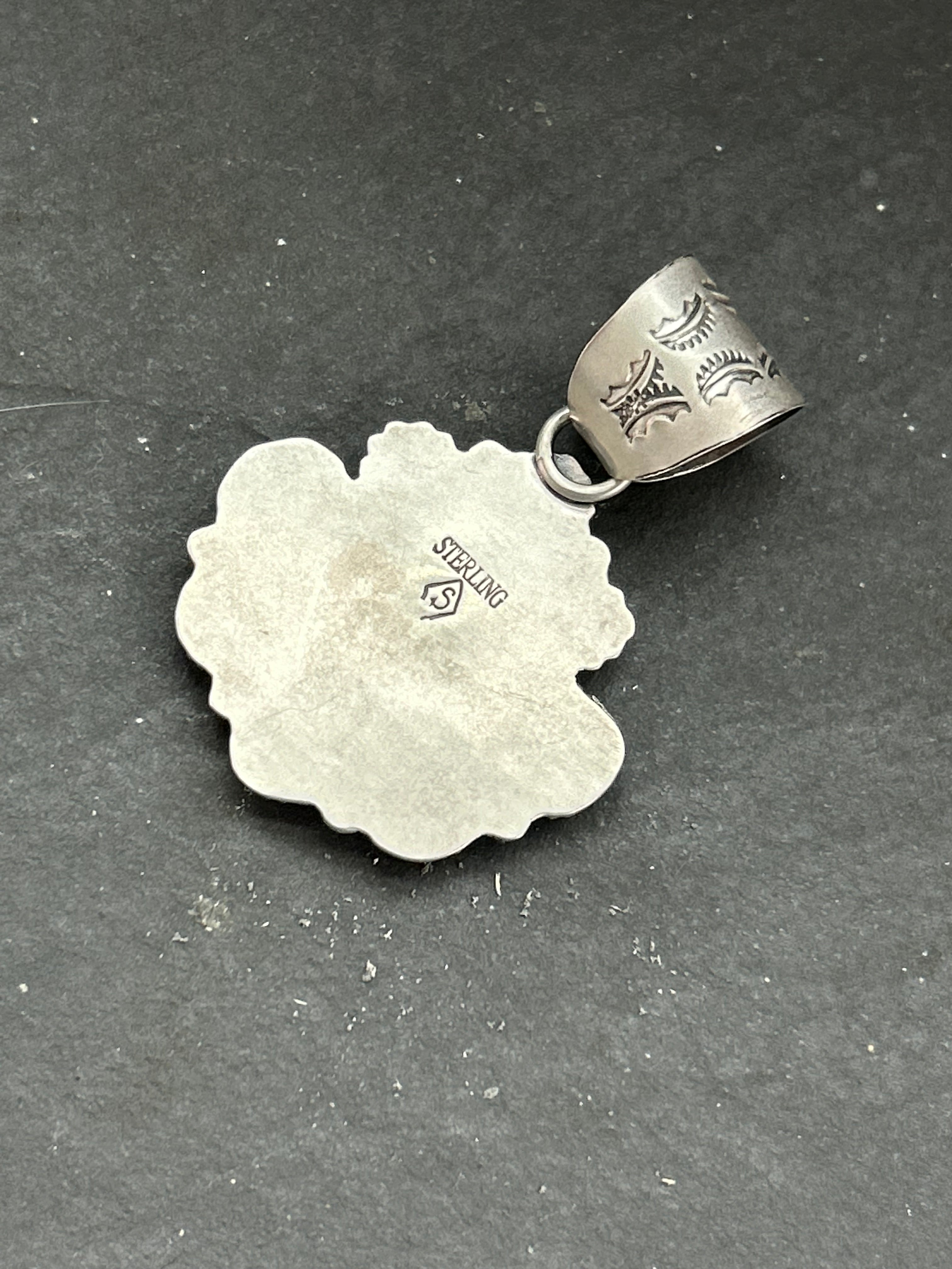 Dry Creek Turquoise Mercury Dime Pendant