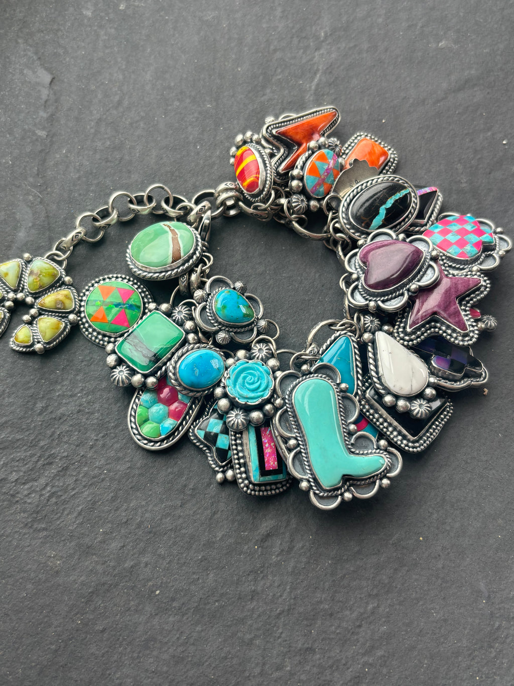 Midnight Dot Com 2026 NFR Edition Fully Loaded Charm Bracelet