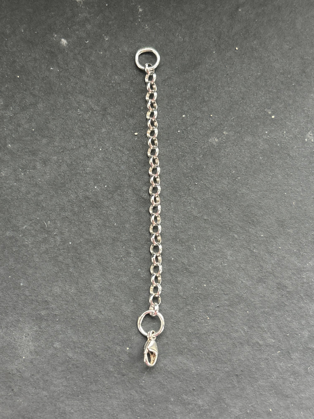3” Sterling Silver Dainty Round Rolo Chain Extender