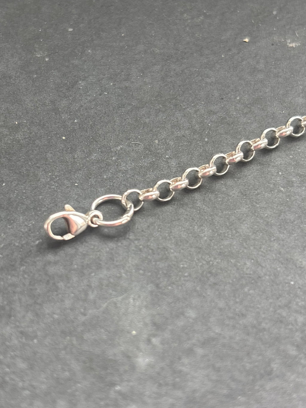 3” Sterling Silver Dainty Round Rolo Chain Extender