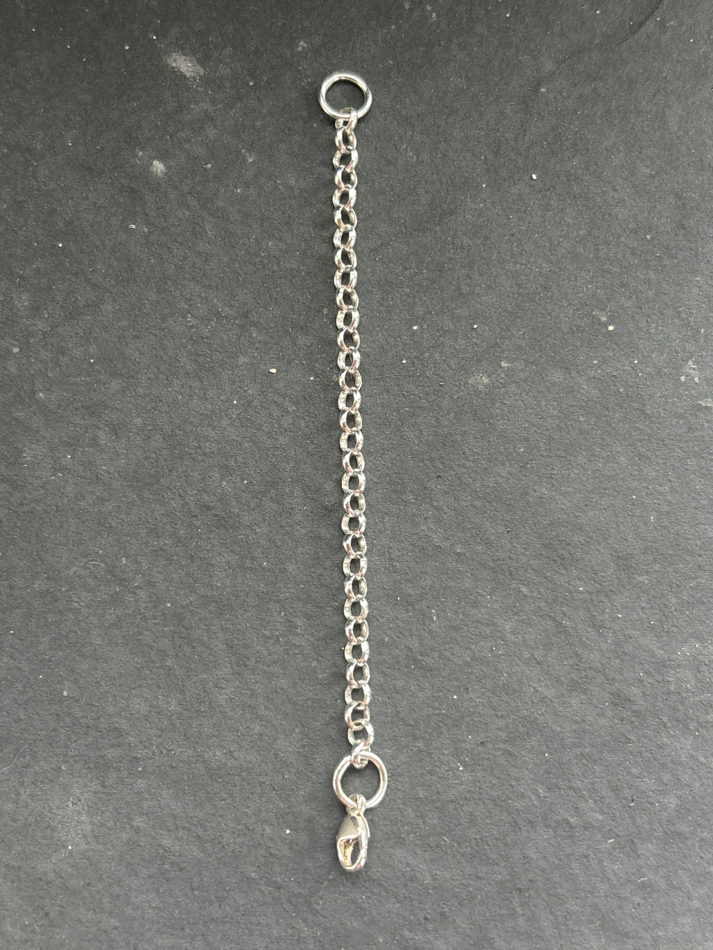 4” Sterling Silver Dainty Round Rolo Chain Extender