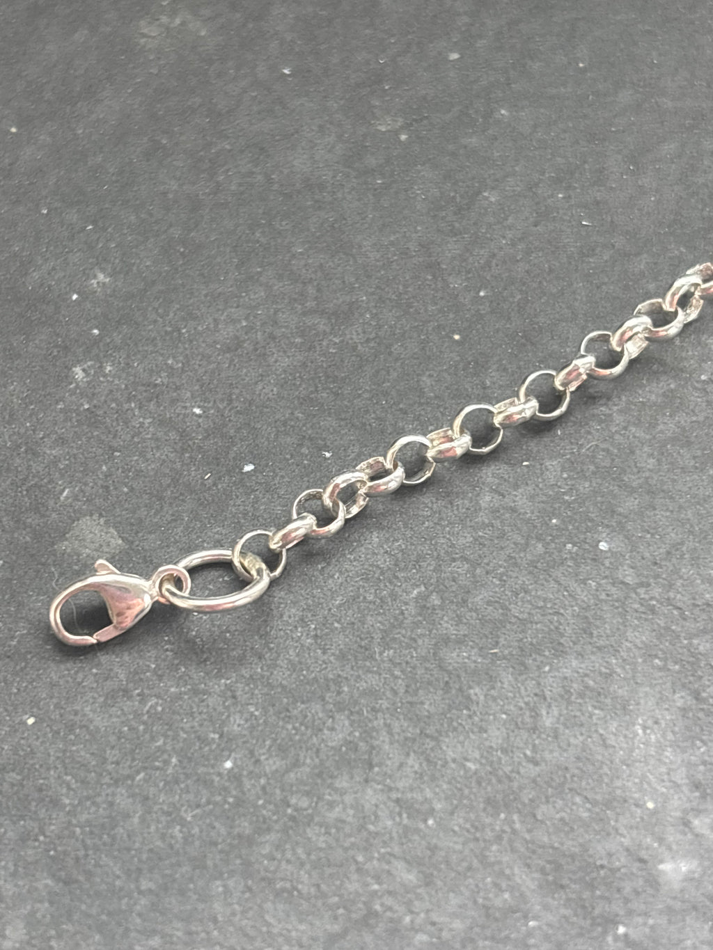 4” Sterling Silver Dainty Round Rolo Chain Extender