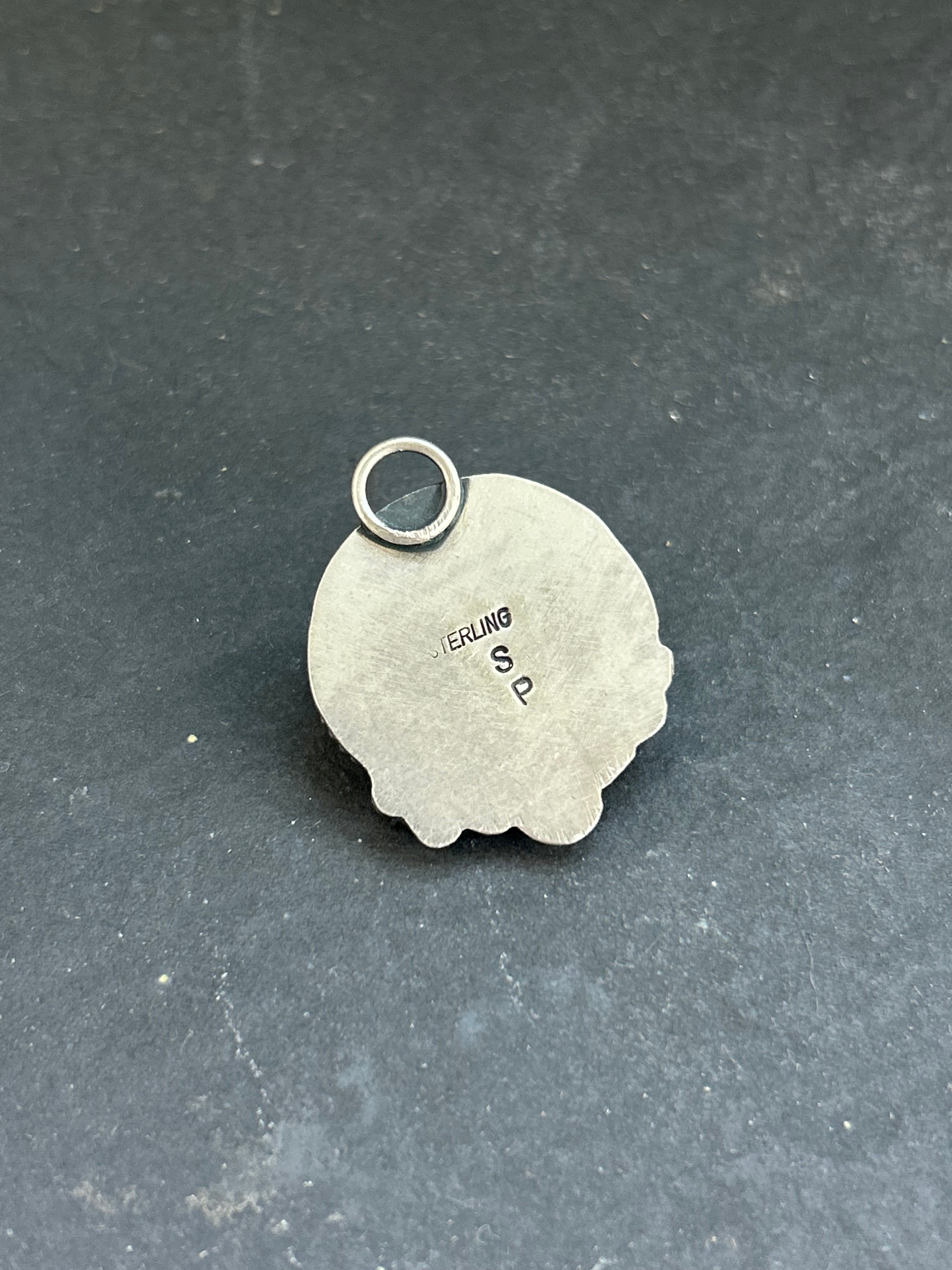 Item #23 Baltic Amber Carved Pumpkin Charm