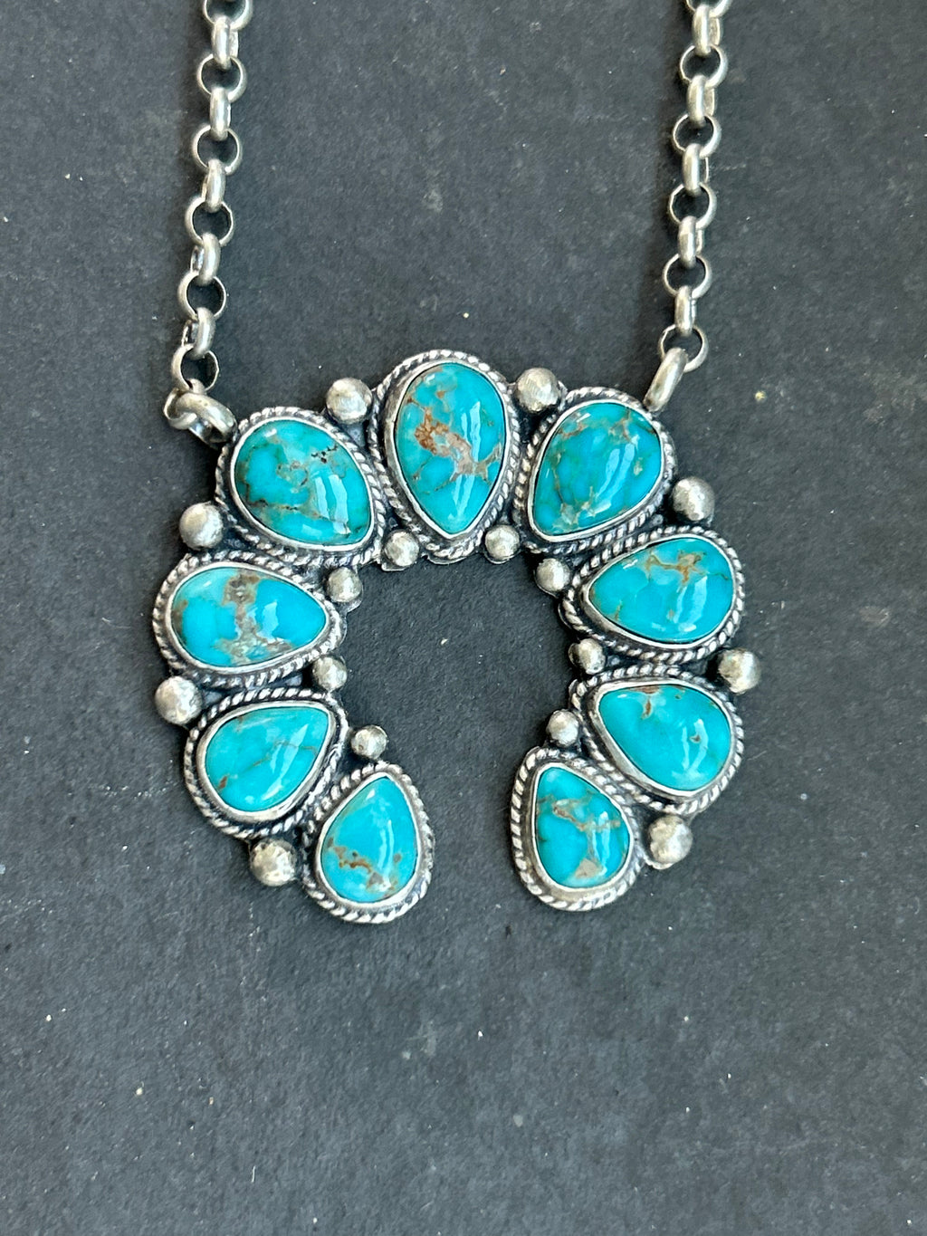 Item #14 Lone Mountain Mini Naja Necklace