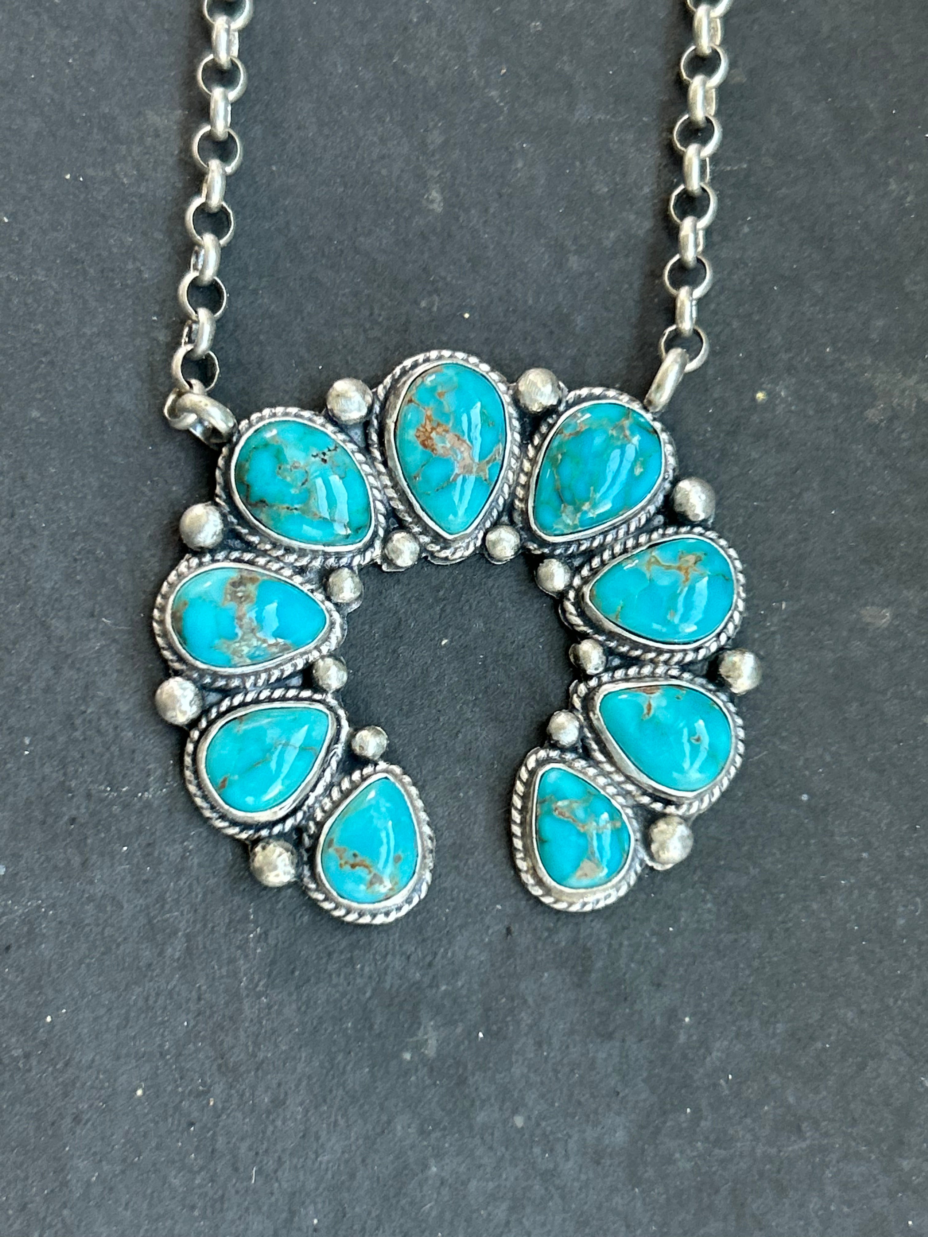 Item #14 Lone Mountain Mini Naja Necklace